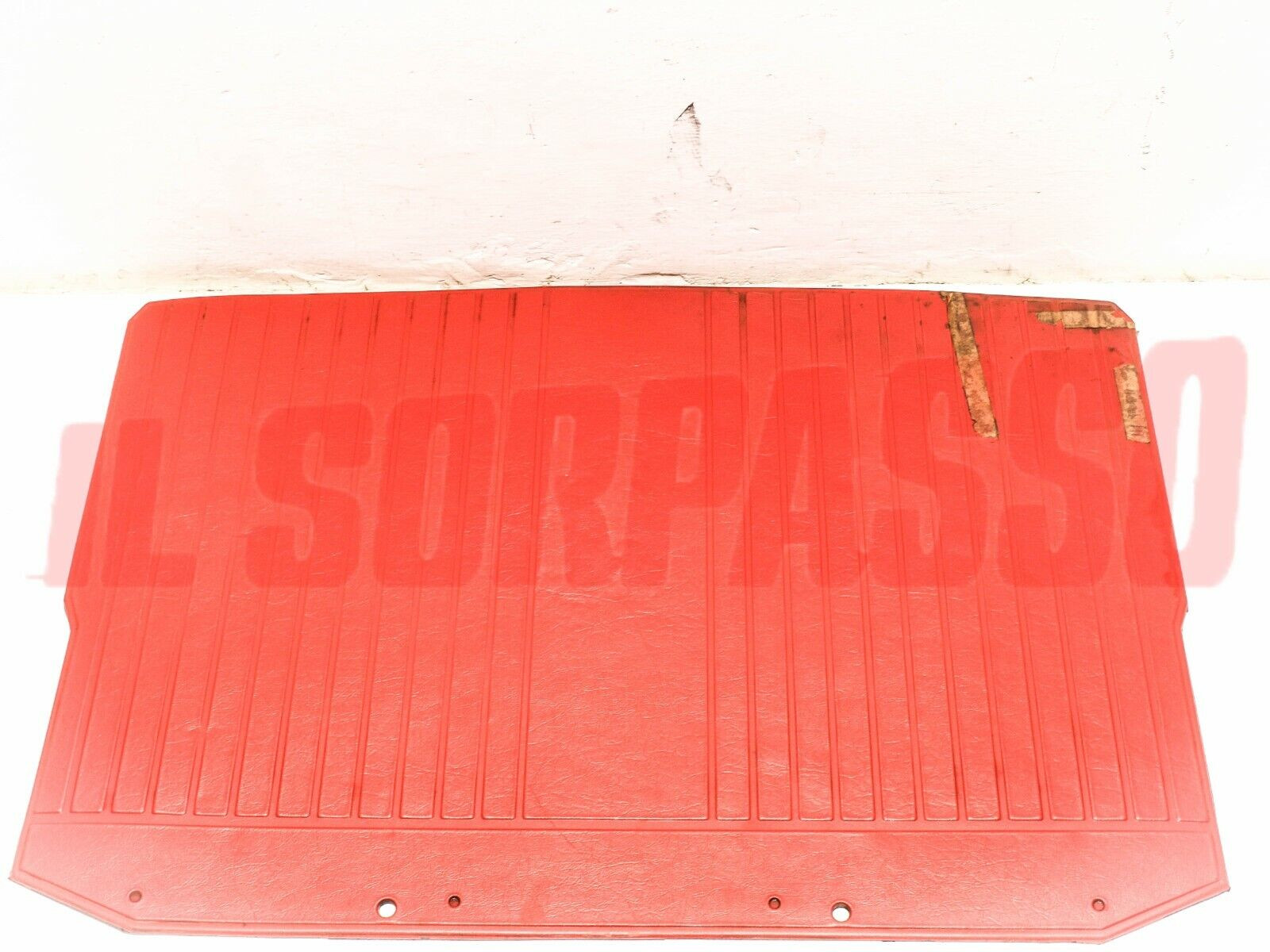 TAPPETO BAULE POSTERIORE ROSSO AUTOBIANCHI A112 + ABARTH ORIGINALE