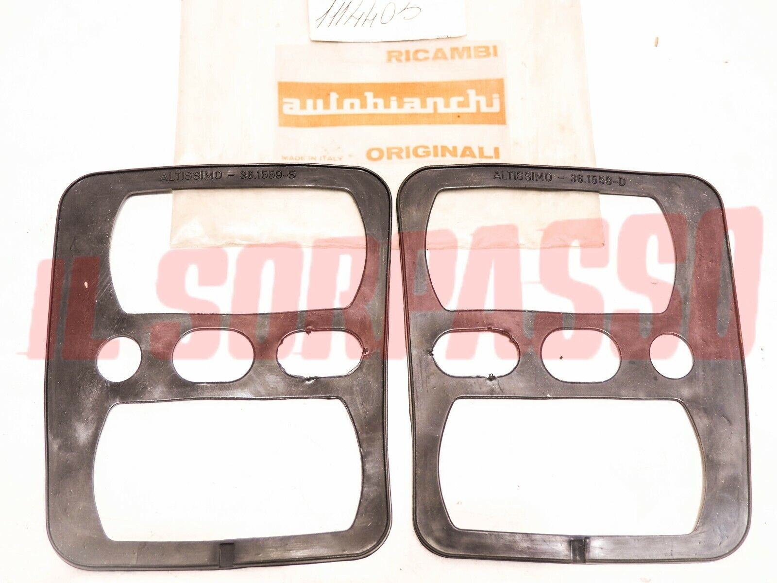 GUARNIZIONI FANALI POSTERIORI DESTRO + SINISTRO AUTOBIANCHI PRIMULA COUPE S