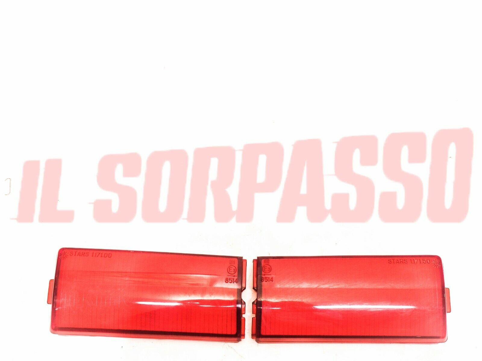 PLASTICHE FANALI POSTERIORI AUTOBIANCHI A111 ORIGINALI STARS