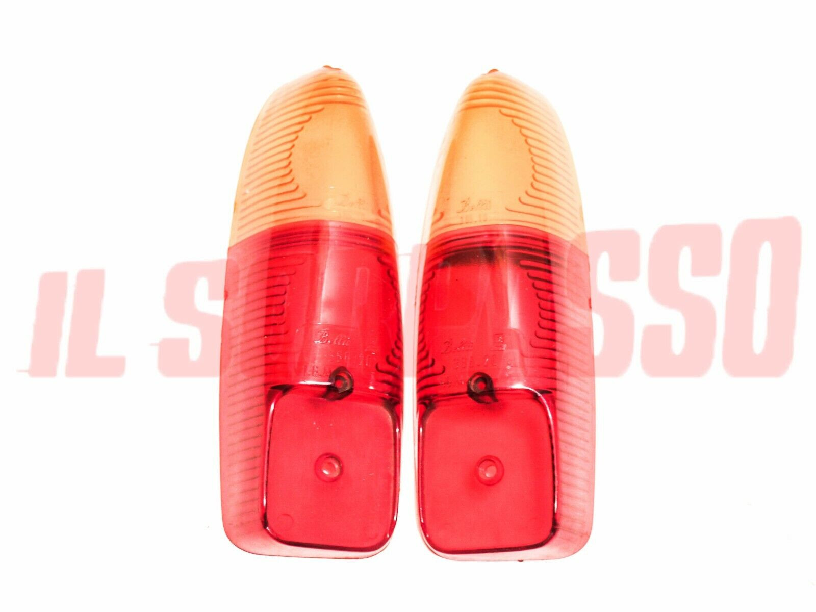 PLASTICHE FANALI FARI POSTERIORI FIAT 500 GIARDINIERA 1100 103 FAMILIARE BELLU'