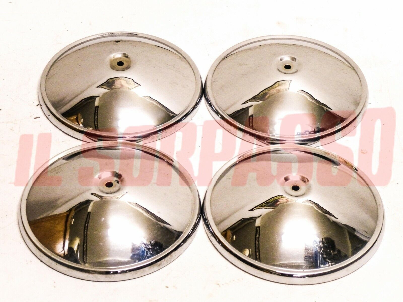 COPPE RUOTA BORCHIE AUTOBIANCHI BIANCHINA TRASFORMABILE BERLINA CABRIO CROMATE