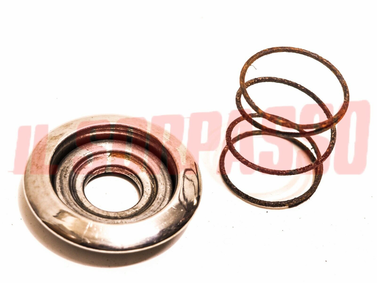 ROSETTA MANIGLIA ALZAVETRO + MOLLA LANCIA FULVIA COUPE - HF ORIGINALE