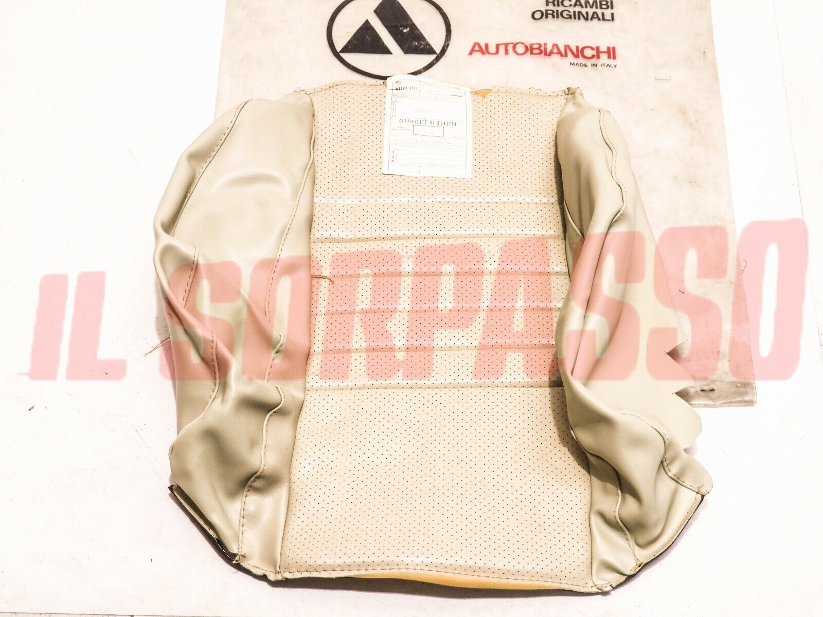 TAPPEZZERIA SCHIENALE SEDILE ANTERIORE LANCIA BETA COUPE ORIGINALE 82319632