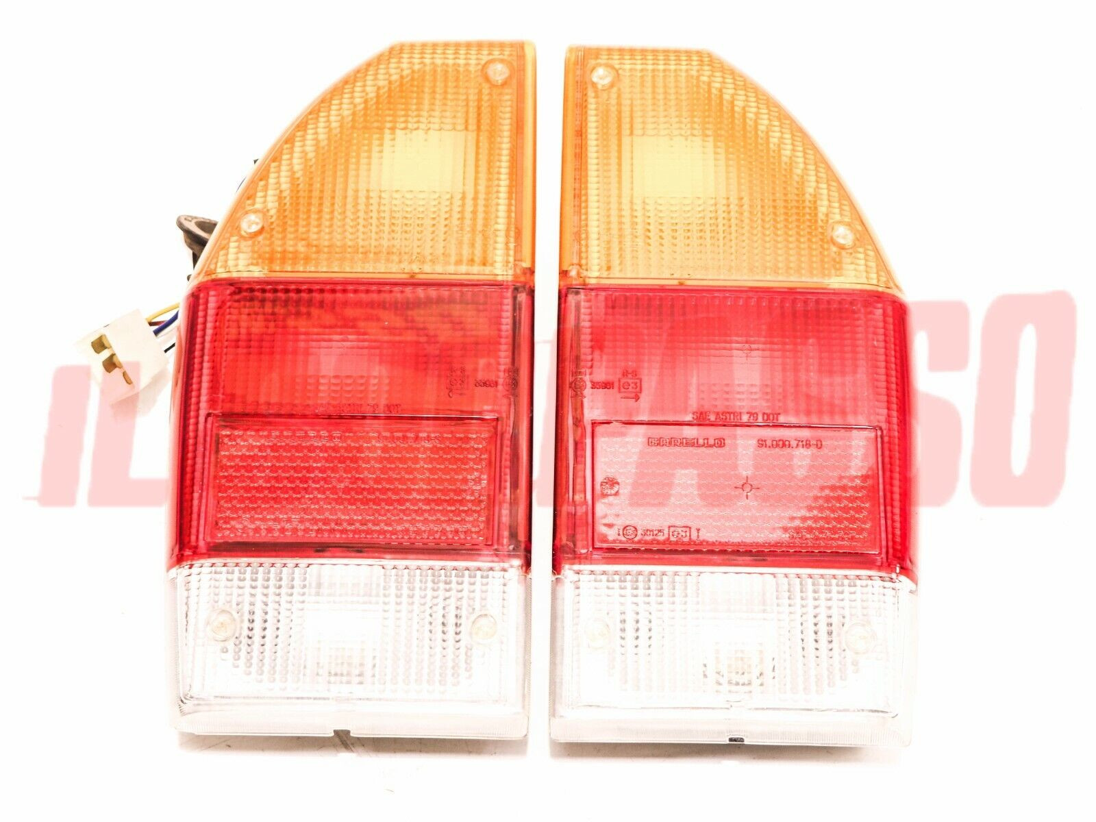 FANALI POSTERIORI DESTRO SINISTRO LANCIA BETA BERLINA 3 SERIE ORIGINALI CARELLO