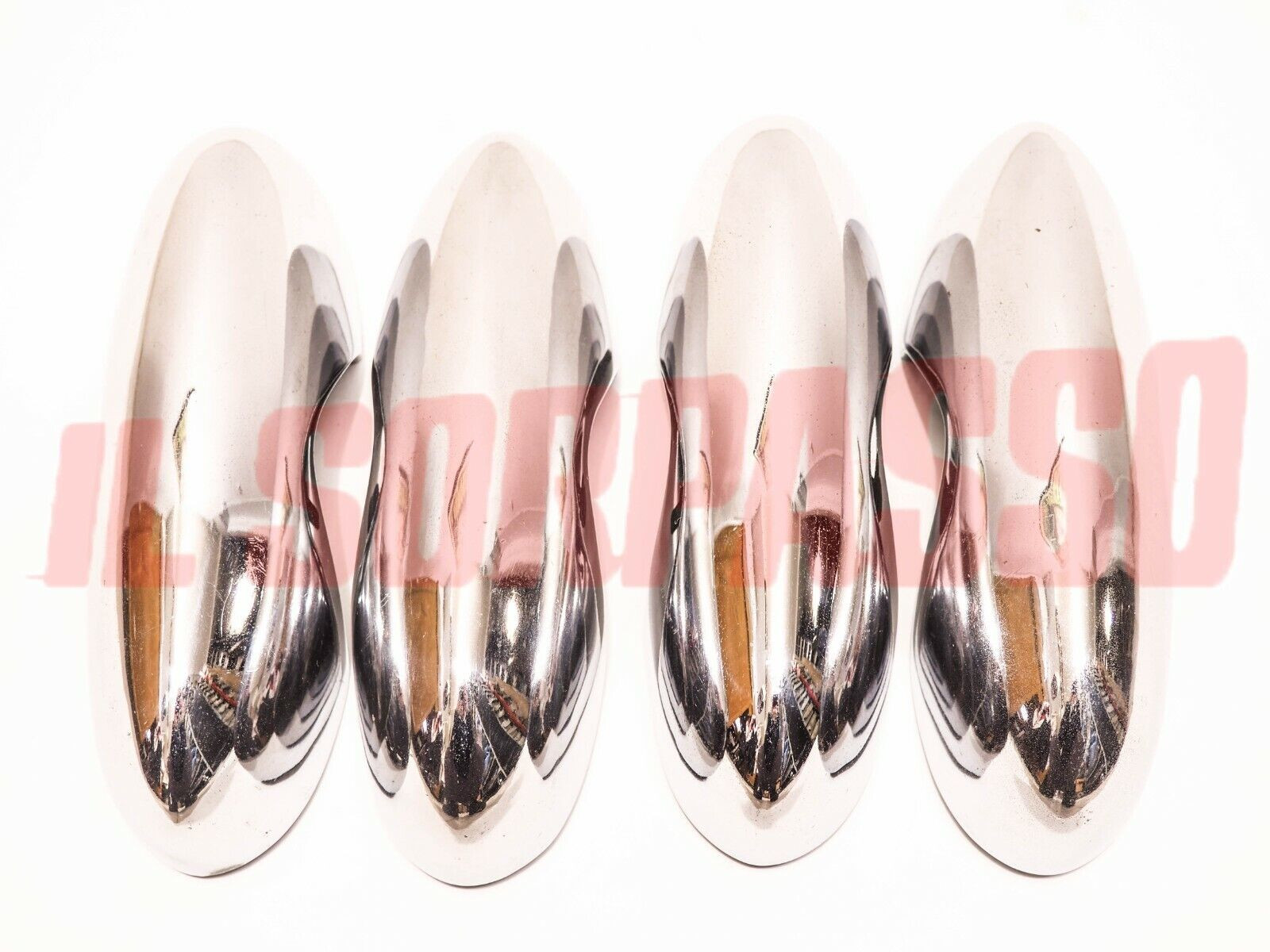 ROSTRI PARAURTI ANTERIORE + POSTERIORE ALFA ROMEO DAUPHINE ORIGINALI