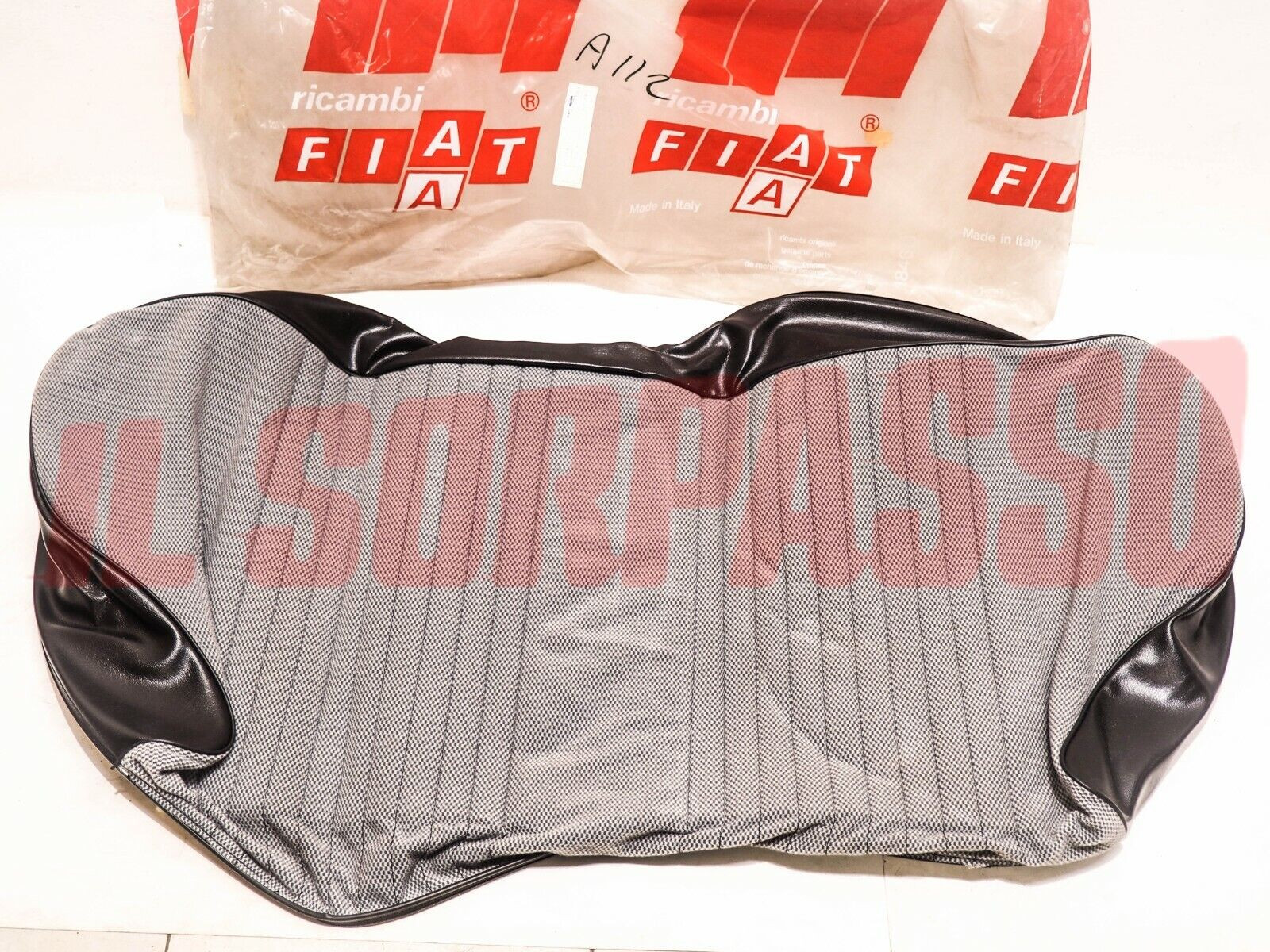 TAPPEZZERIA TESSUTO SEDILE SCHIENAL POSTERIORE AUTOBIANCHI A112 6 - 7 S + ABARTH