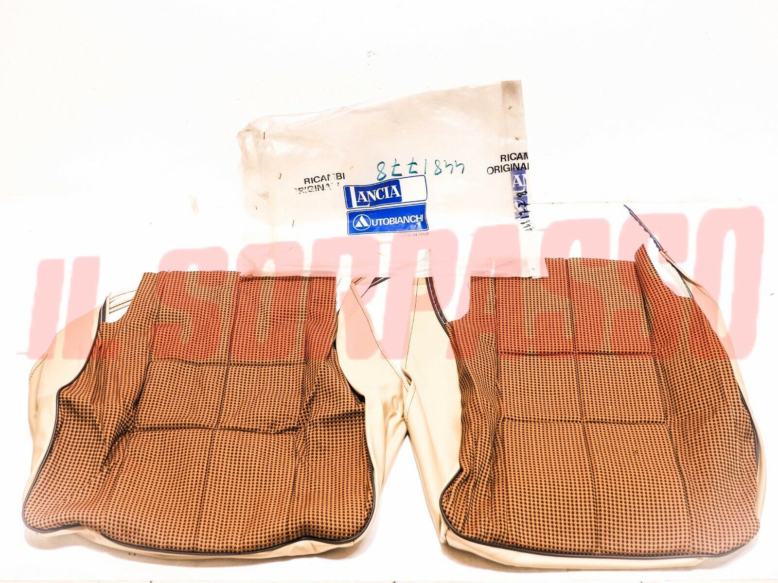 TAPPEZZERIA TESSUTO SEDUTE SEDILI ANTERIORI AUTOBIANCHI A112 4 S + ABARTH