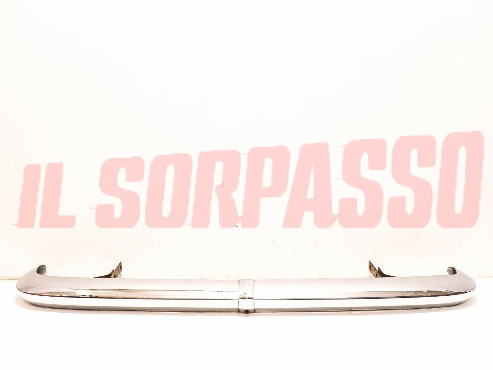 LAMA PARAURTI ANTERIORE SENZA ROSTRI + STAFFE SIMCA 1000 ORIGINALE