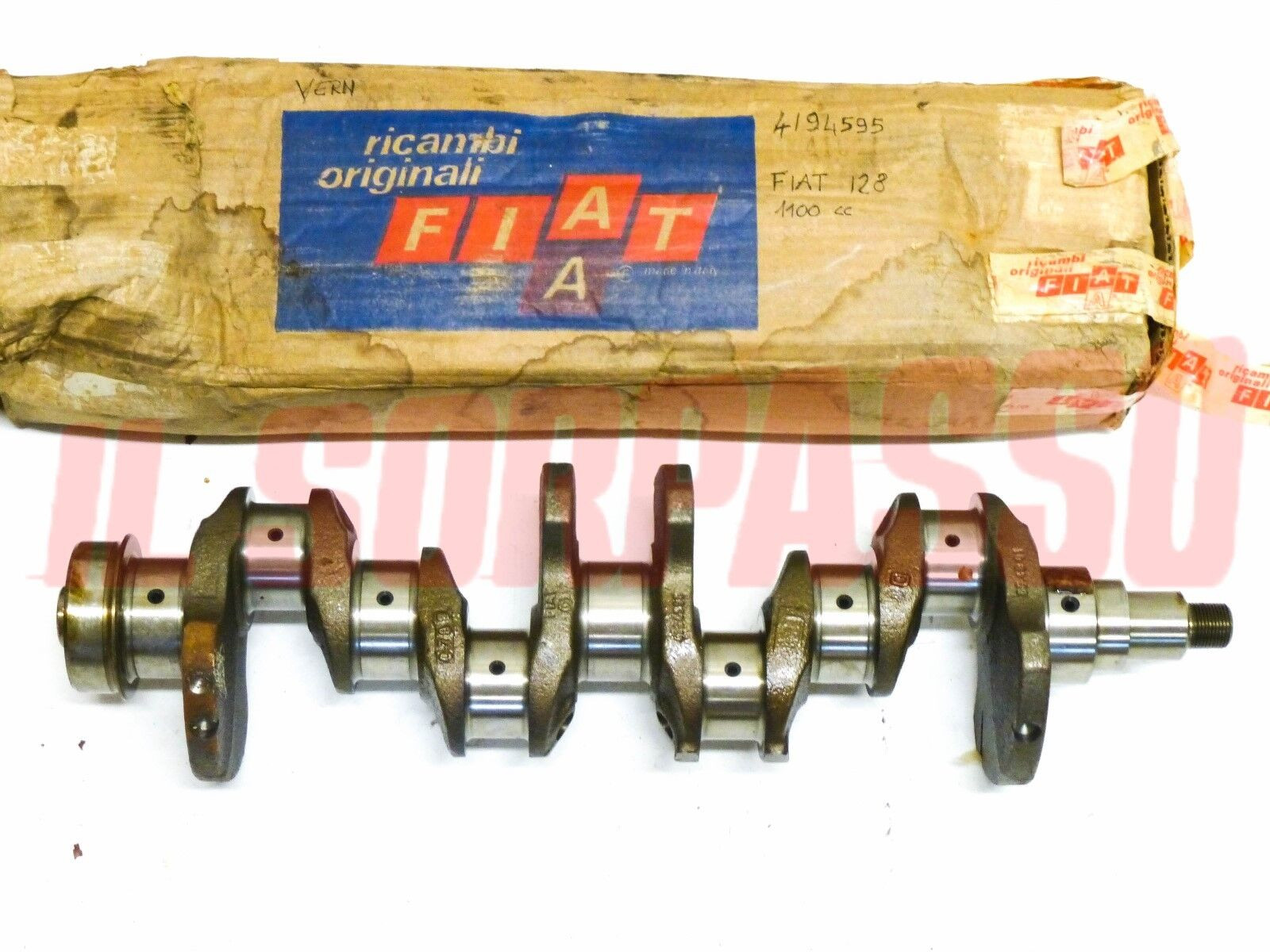 ALBERO MOTORE FIAT 128 BERLINA - COUPE 1100 cc NUOVO ORIGINALE FIAT 4194596