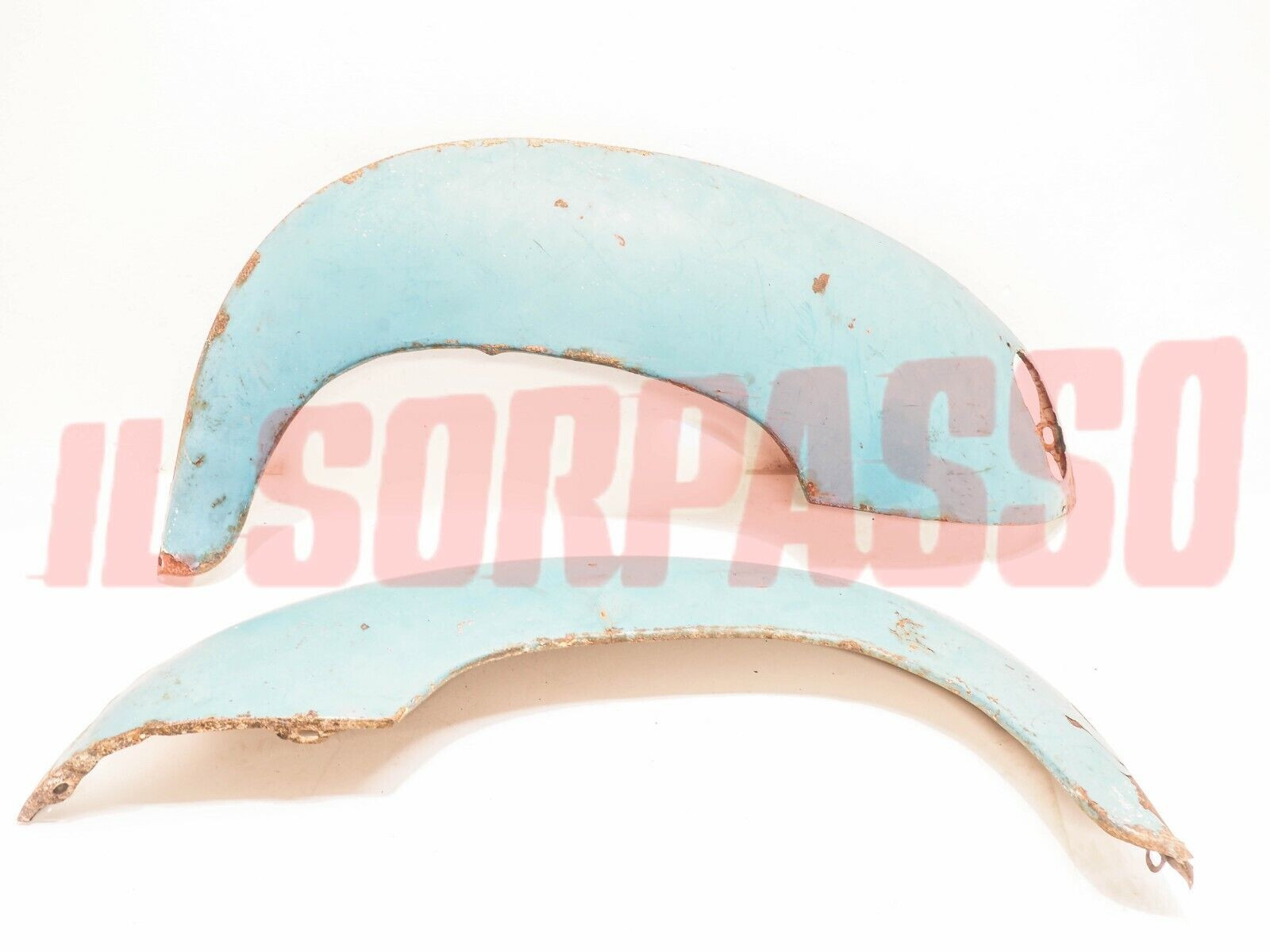 PARAFANGO POSTERIORE DESTRO + SINISTRO FIAT TOPOLINO 500 C BERLINA CON FORI