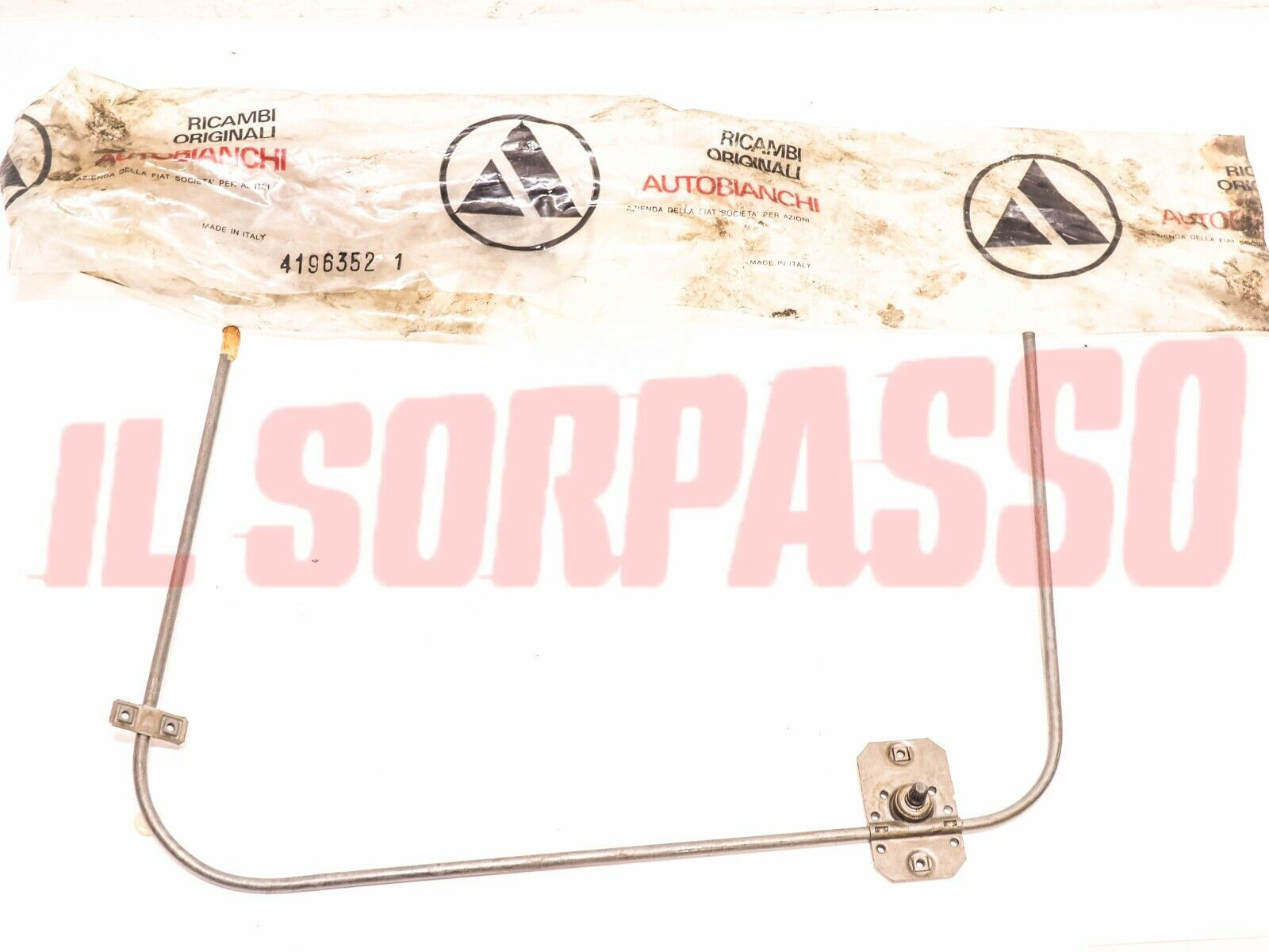 MACCHINETTA ALZAVETRO MANUALE PORTA SINISTRA AUTOBIANCHI A112 + ABARTH ORIGINALE