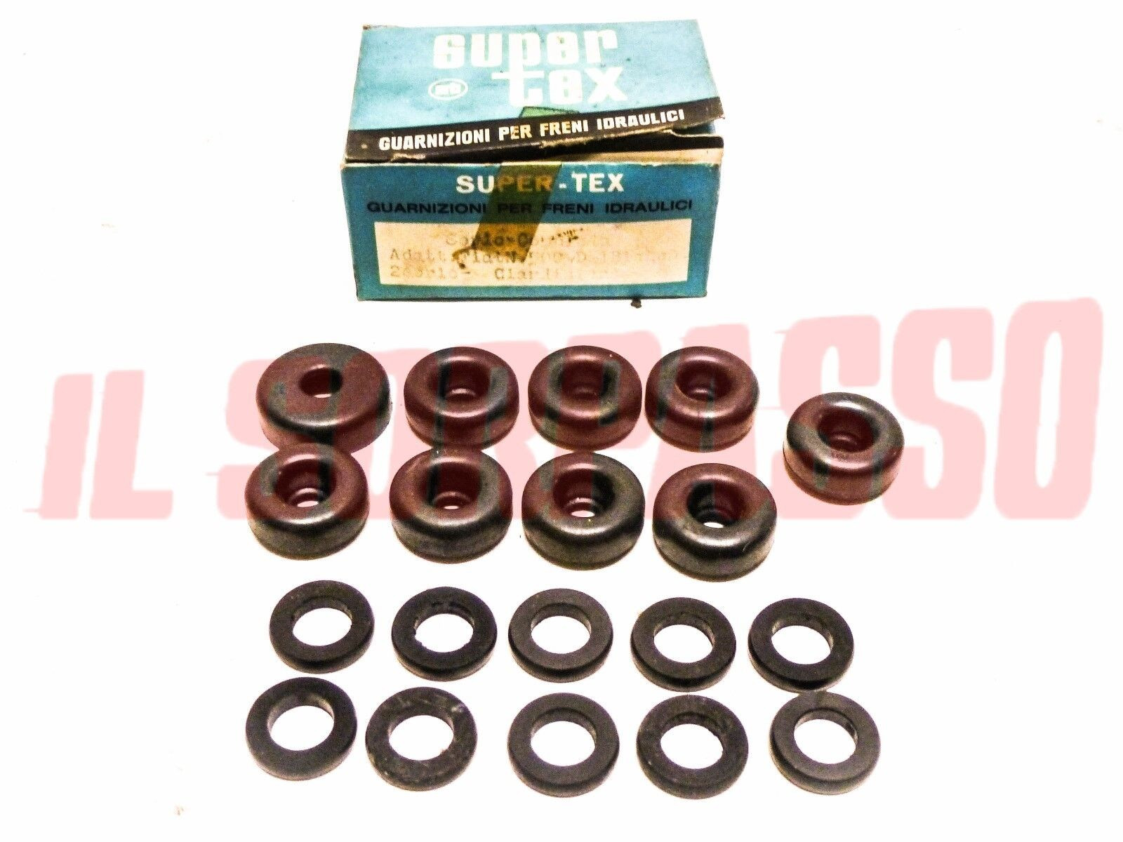 KIT RIPARAZIONE GOMMINI CILINDRETTI POMPA FRENO FIAT 500 D GIARDINIERA BIANCHINA