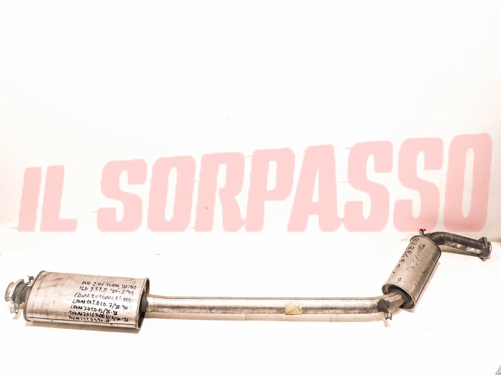 CENTRALE MARMITTA LANCIA CROMA - THEMA -  ALFA ROMEO 164 ORIGINALE