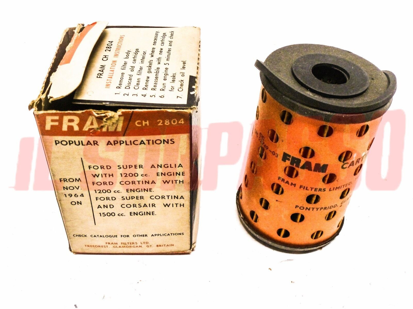 FILTRO OLIO FORD ANGLIA - CORTINA ORIGINALE