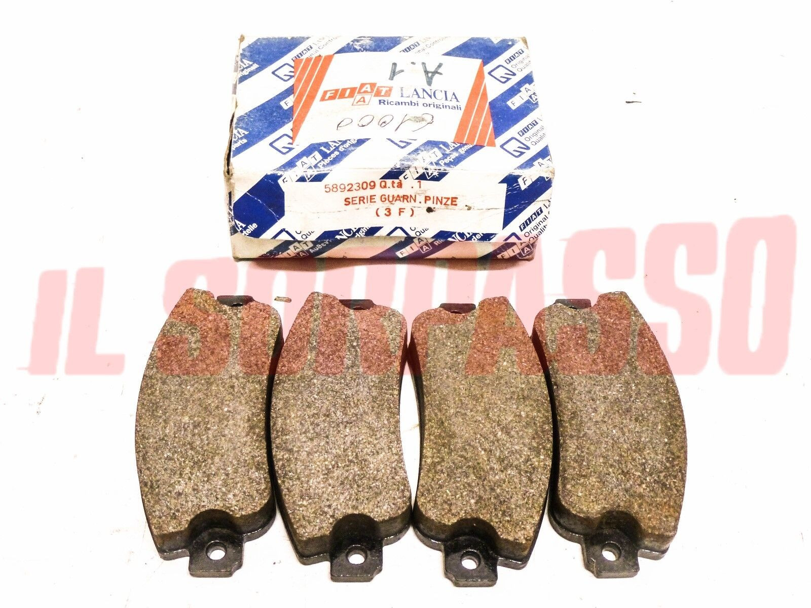 PASTICCHE FRENO ANTERIORI FIAT900 E PULMINO CORIASCO ORIGINALI FIAT 5892309