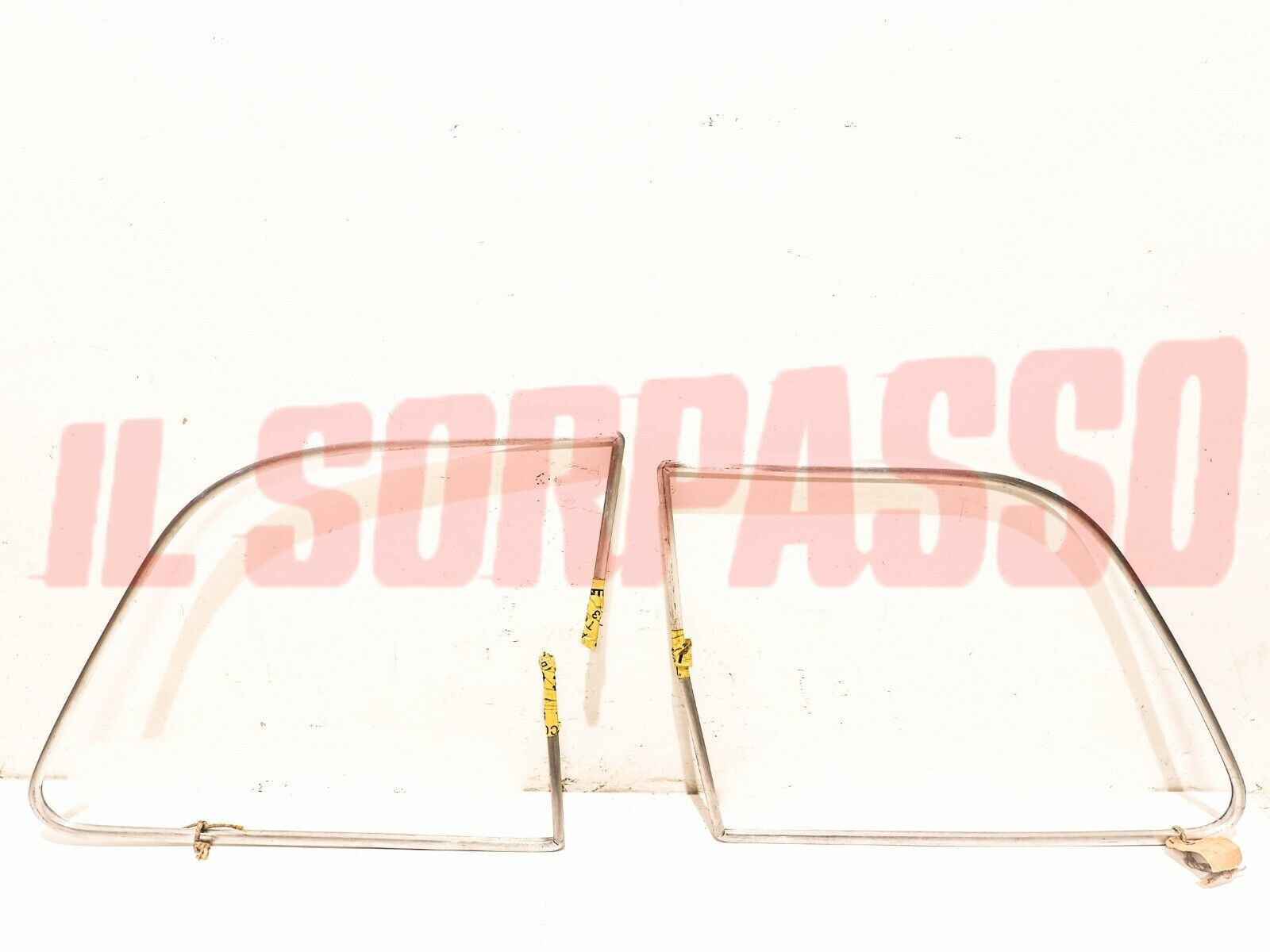 MODANATURE PROFILI VETRI LATERALI FISSI AUTOBIANCHI BIANCHINA BERLINA ORIGINALI