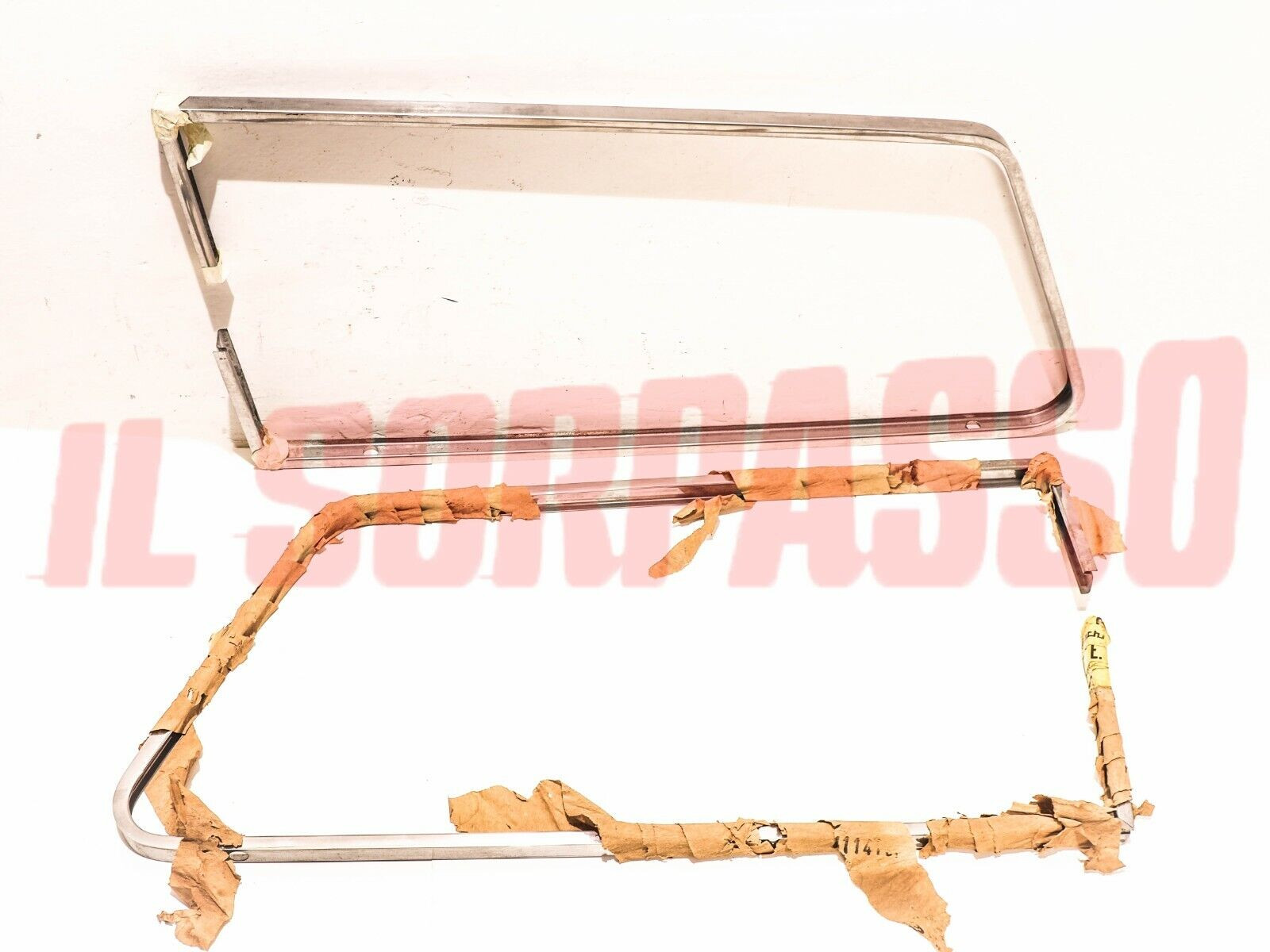 MODANATURE CORNICI VETRI SCORREVOLI IN ACCIAIO AUTOBIANCHI BIANCHINA PANORAMICA