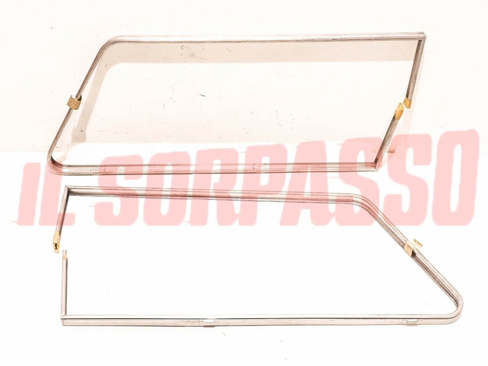 MODANATURE CORNICI VETRI SCORREVOLI ALLUMINIO AUTOBIANCHI BIANCHINA PANORAMICA