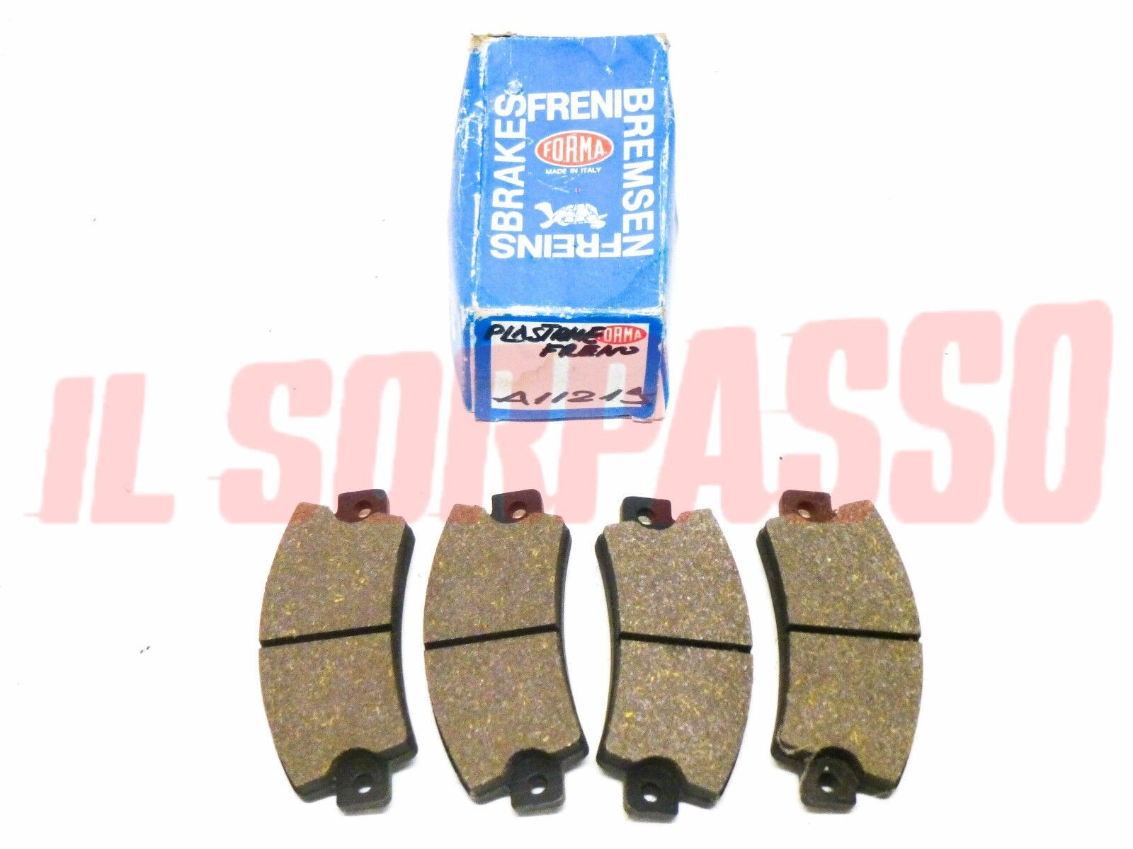 PASTICCHE FRENO ANTERIORI AUTOBIANCHI A112 + ABARTH PRIME SERIE ORIGINALE