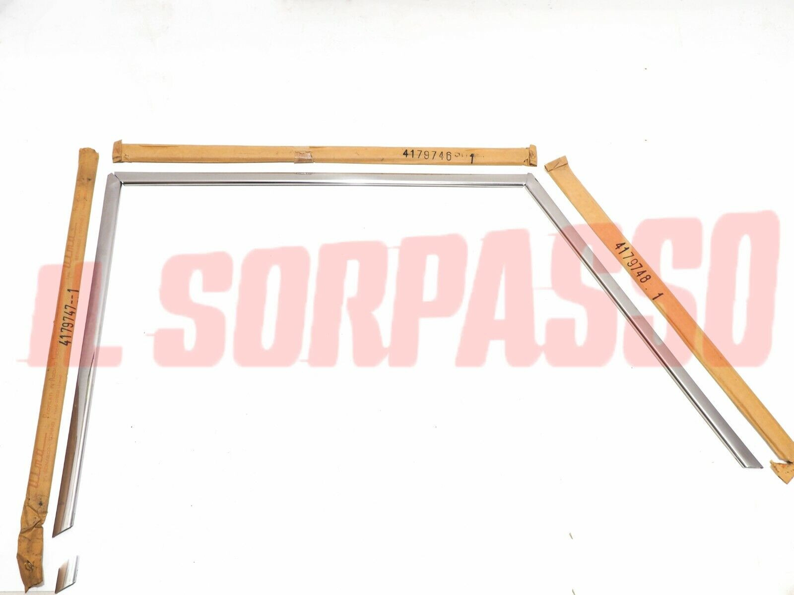 PROFILI MODANATURE PORTA POSTERIORE SINISTRA AUTOBIANCHI A111 ORIGINALI