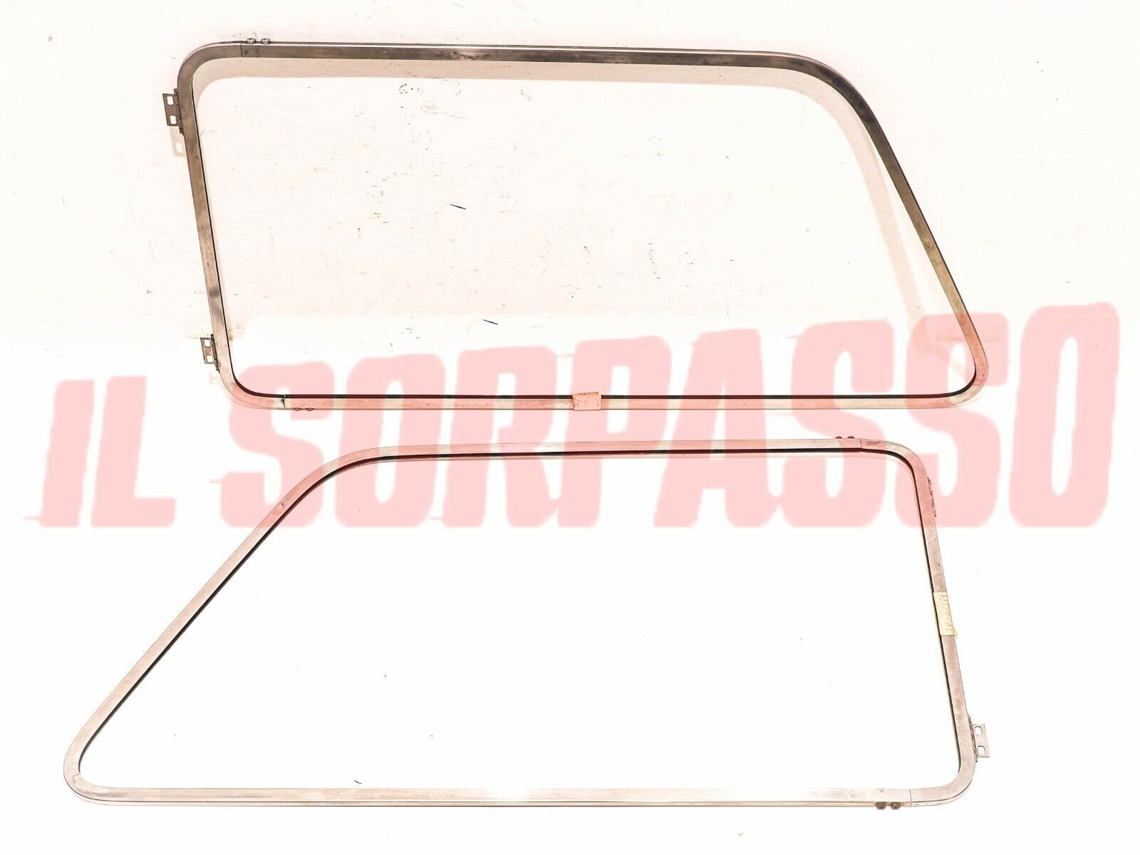 MODANATURE PROFILI VETRI LATERALI APRIBILI AUTOBIANCHI A112 + ABARTH ORIGINALI