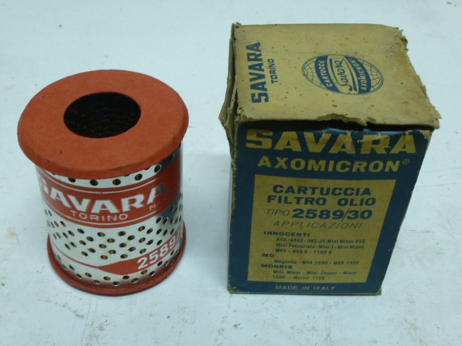 FILTRO OLIO ORIGINALE SAVARA INNOCENTI MINI MINOR COOPER SPIDER A40 JM3 JM4