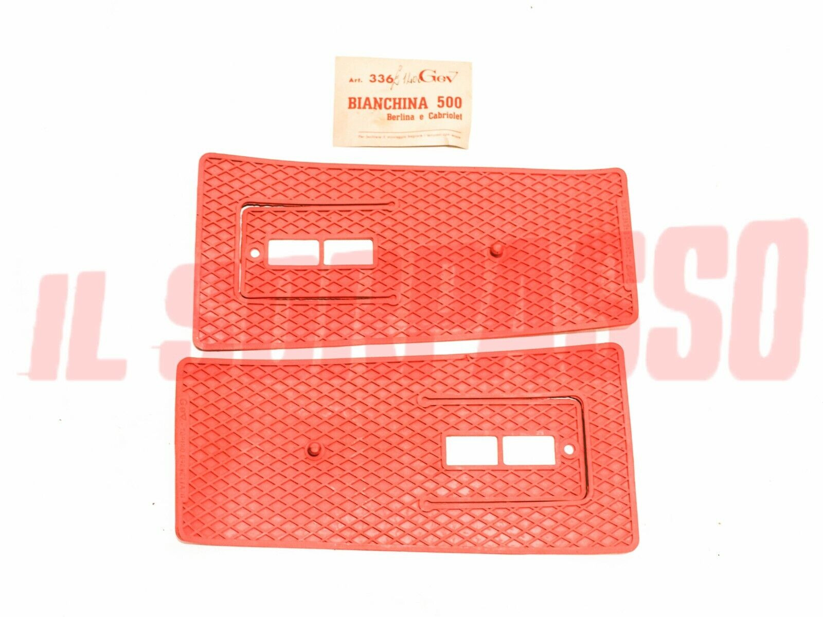 MASCHERINE PRESE ARIA COFANO POSTERIORE AUTOBIANCHI BERLINA CABRIO GEV ROSSE