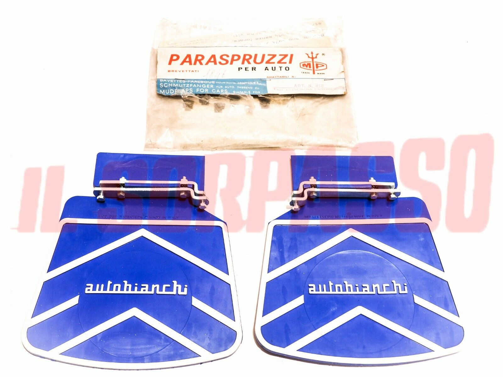 PARASPRUZZI PARAFANGHI POSTERIORI AUTOBIANCHI BIANCHINA PARORAMICA BLU
