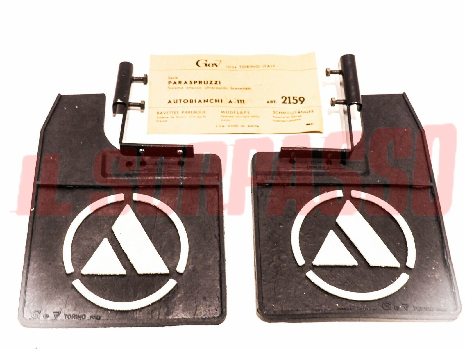 PARASPRUZZI PARAFANGHI POSTERIORI AUTOBIANCHI A111 - PRIMULA 65 C COUPE S GEV