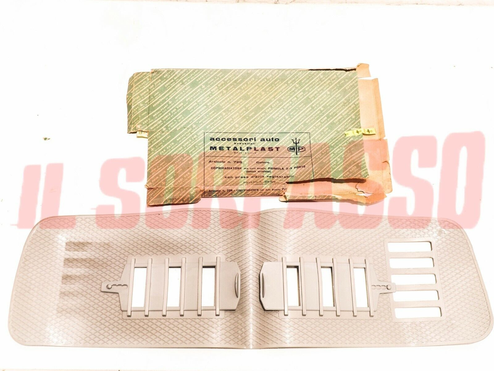 MASCHERINA COPRI RADIATORE GRIGIA AUTOBIANCHI PRIMULA COUPE S ORIGINALE MP