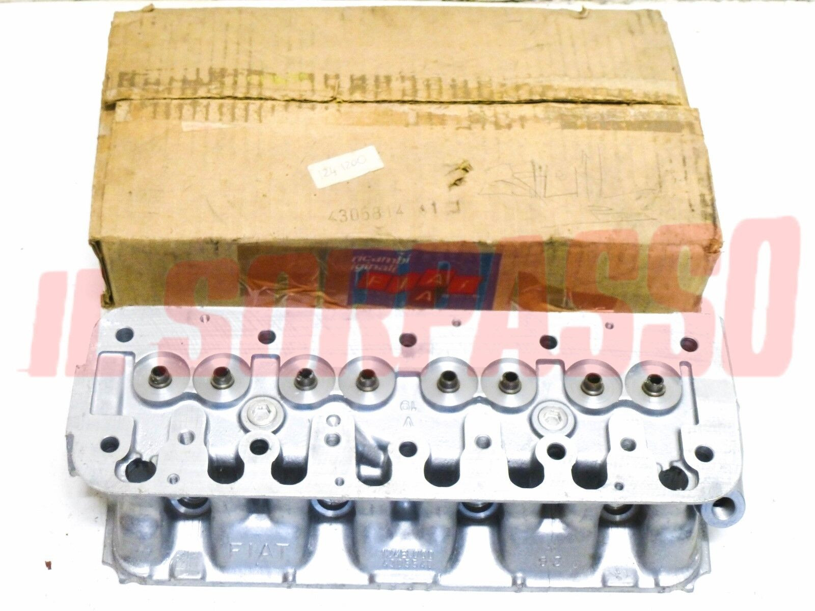 TESTA TESTATA CILINDRI FIAT 124 BERLINA 1200 cc ORIGINALE 4305814 4305540