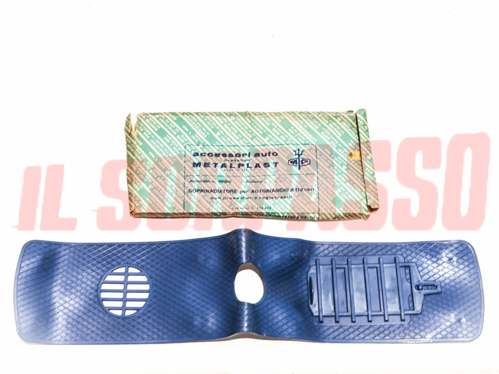 MASCHERINA COPRI RADIATORE BLU AUTOBIANCHI A112 mod. 1971 ORIGINALE MP