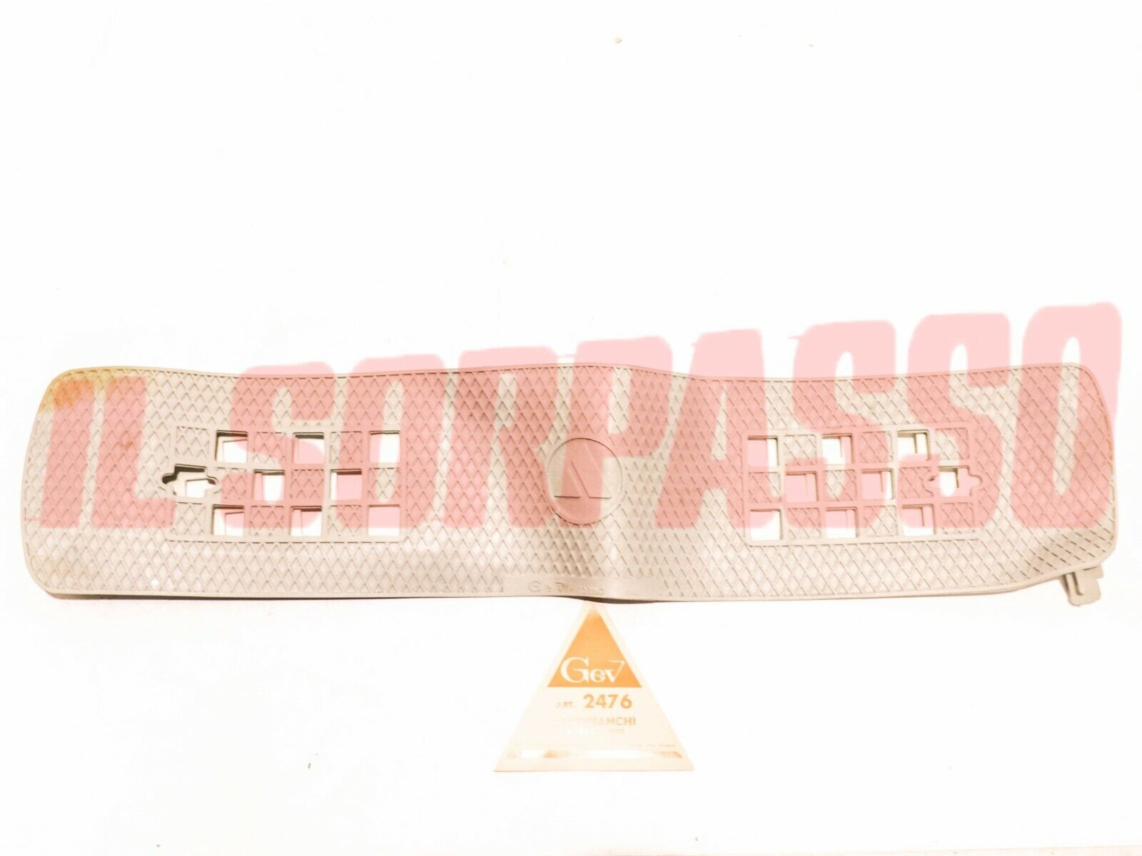 MASCHERINA COPRI RADIATORE GRIGIA AUTOBIANCHI A112 ELEGANT 1973 ORIGINALE GEV