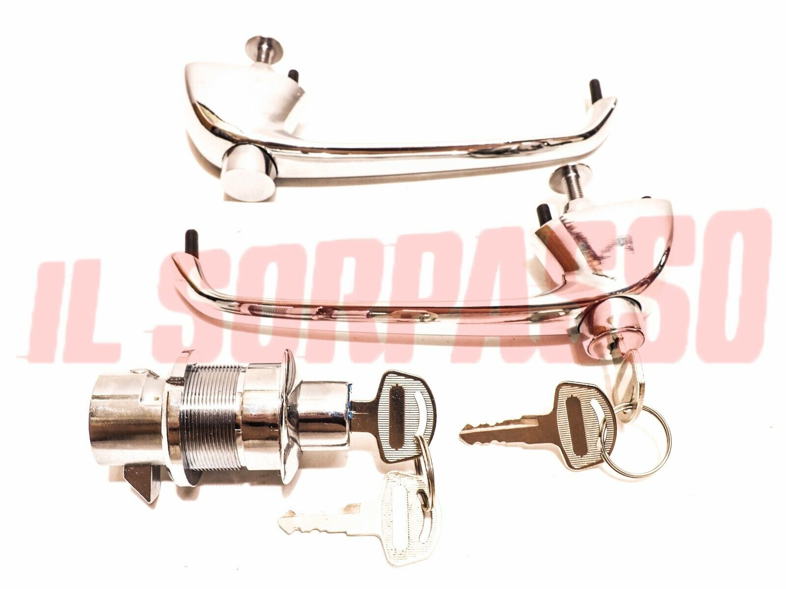 IMPARIGLIO MANIGLIE PORTA SERRATURA BAULE FIAT 1200 1500 1600 OSCA COUPE SPIDER
