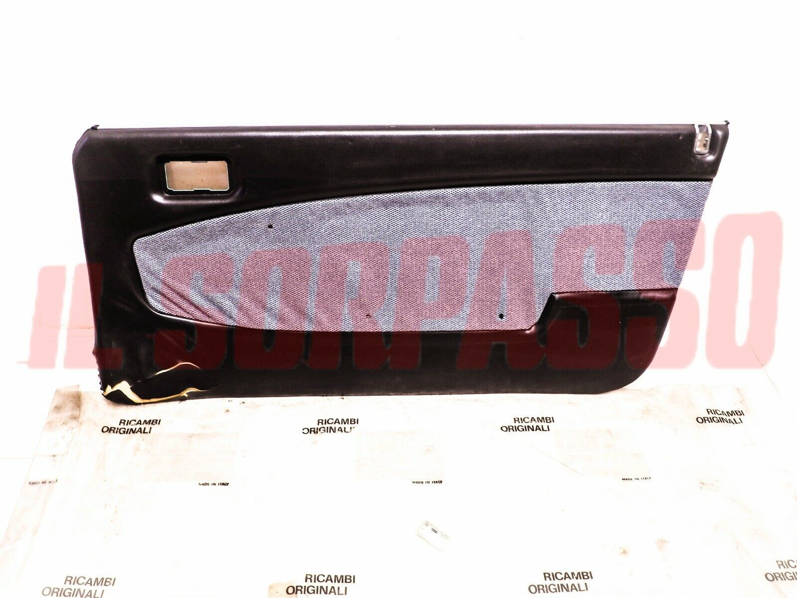 PANNELLO PORTA DESTRA LANCIA BETA COUPE SPIDER AZZURRO DIFETTATO