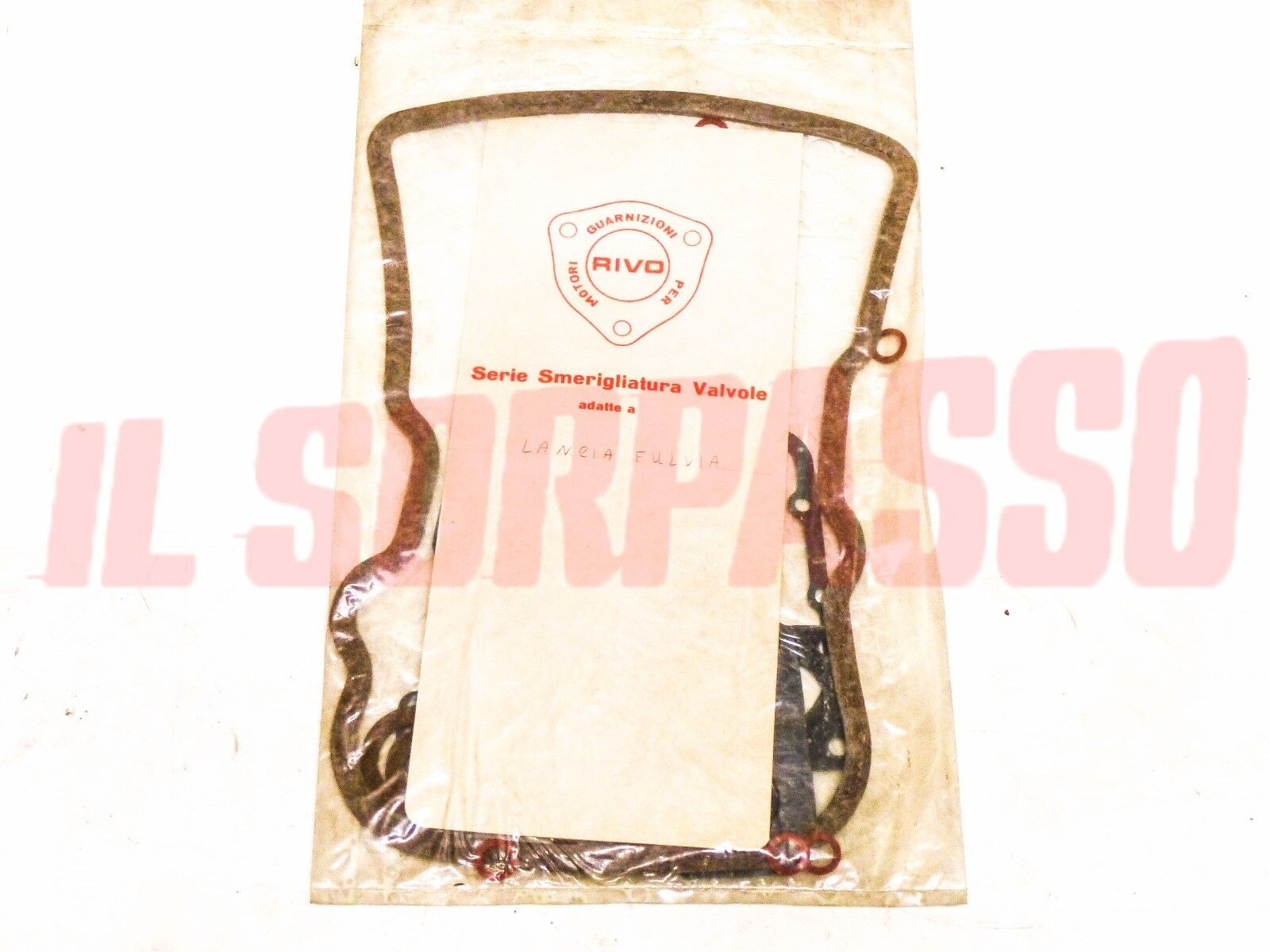 SERIE GUARNIZIONI SMERIGLIO VALVOLE LANCIA FULVIA BERLINA COUPE ZAGATO ORIGINALI