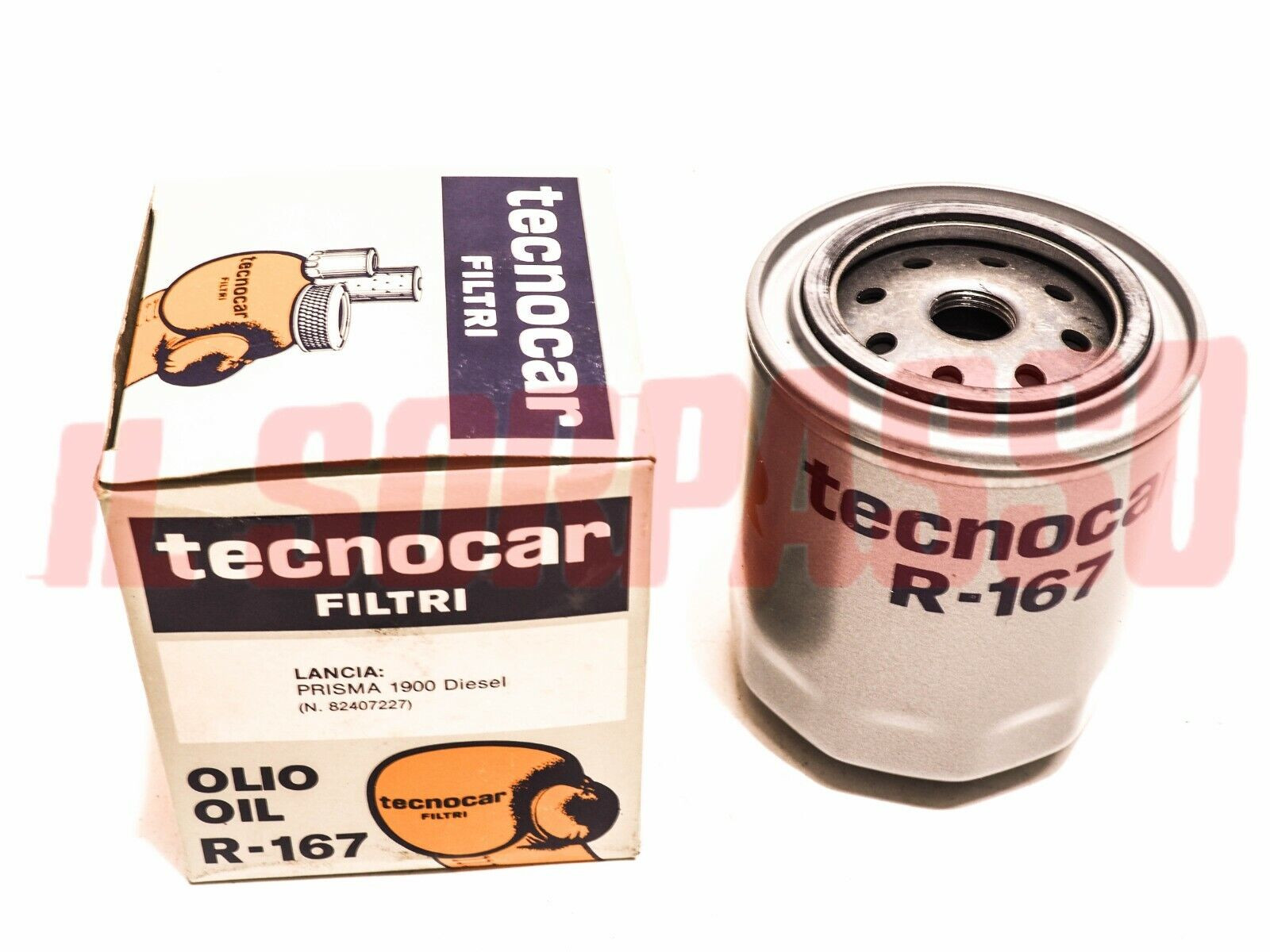 FILTRO OLIO LANCIA PRISMA 1.9 DIESEL ORIGINALE TECNOCAR