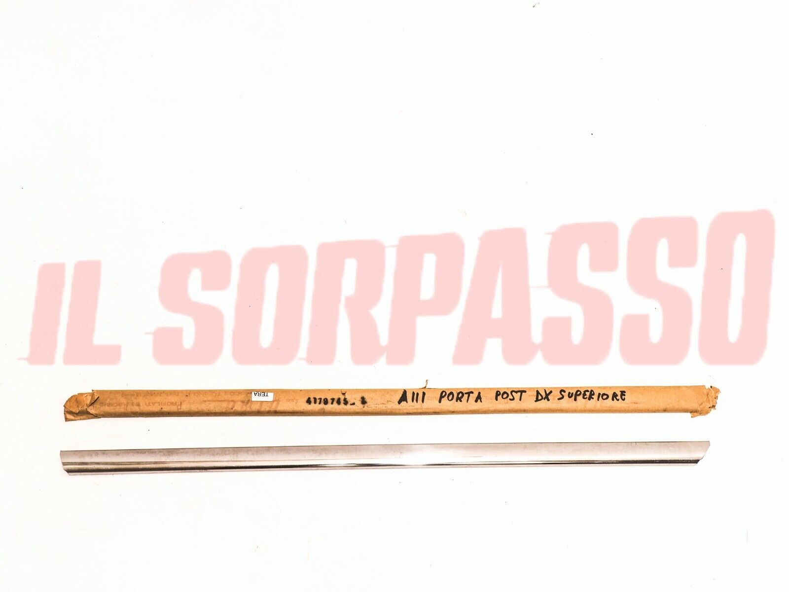 PROFILO MODANATURA SUPERIORE PORTA POSTERIORE DESTRA AUTOBIANCHI A111 ORIGINALE