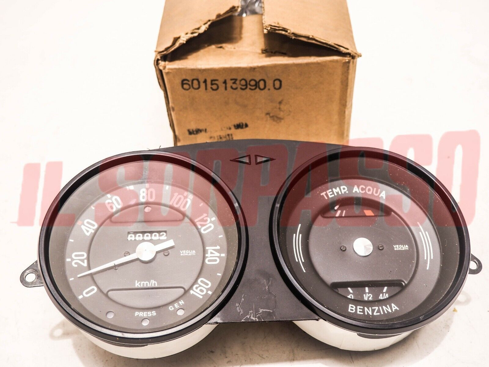 STRUMENTO CONTACHILOMETRI CRUSCOTTO AUTOBIANCHI A112 1 2 SERIE ORIGINALE