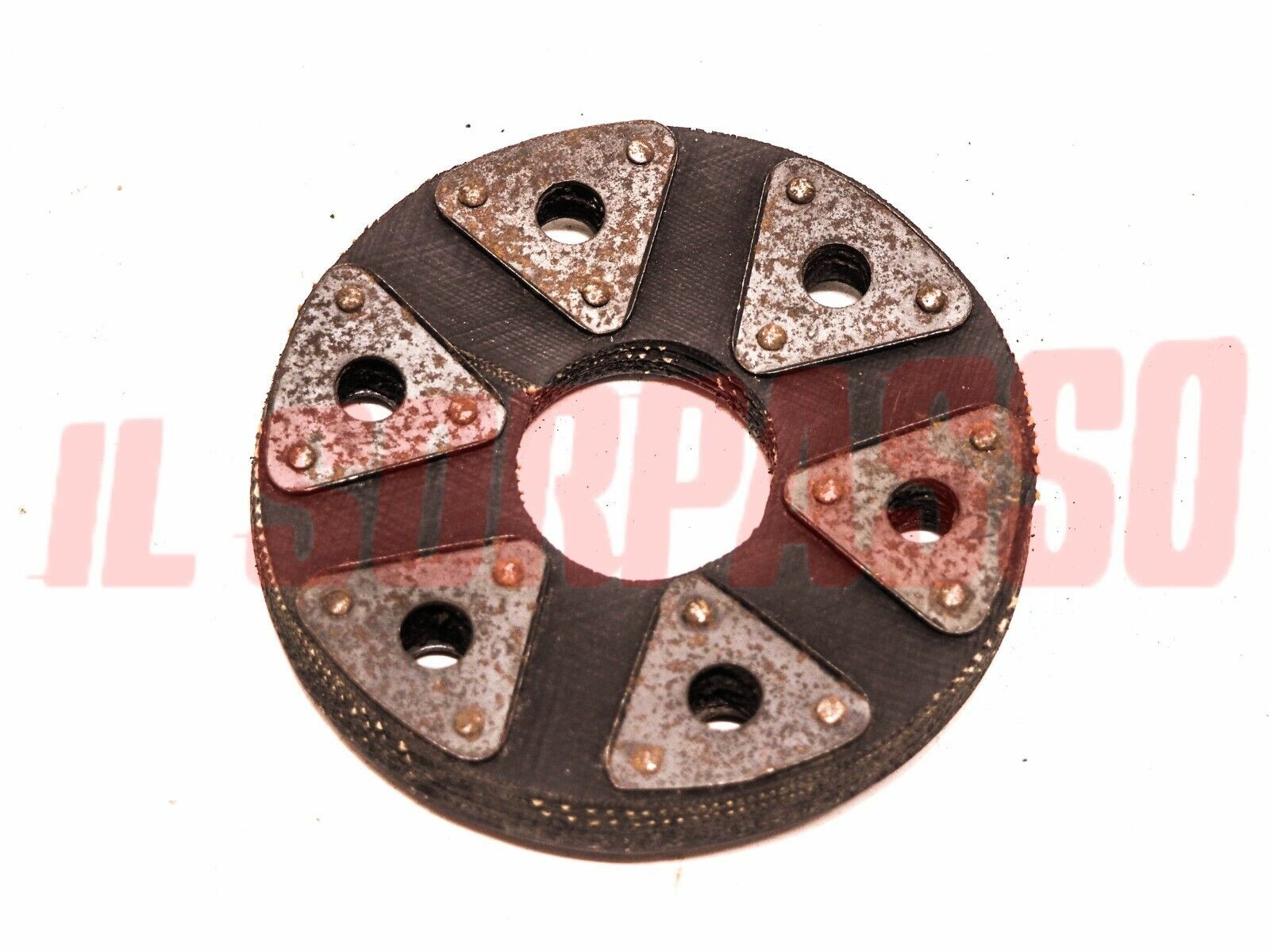 GIUNTO ALBERO TRASMISSIONE GOMMA TELA FIAT 500 A B C TOPOLINO BELVEDERE ORIGINAL