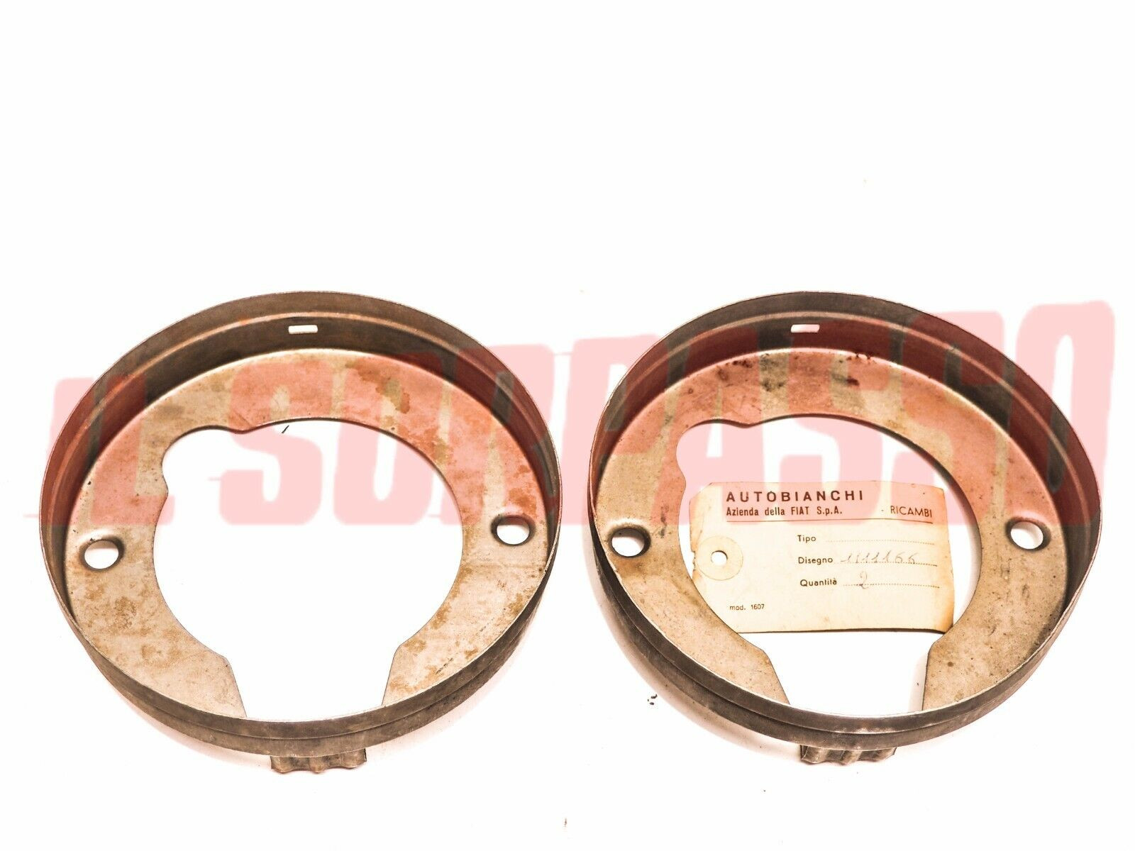 SEDI GHIERE FARI GRUPPI OTTICI FANALI AUTOBIANCHI BIANCHINA ORIGINALE