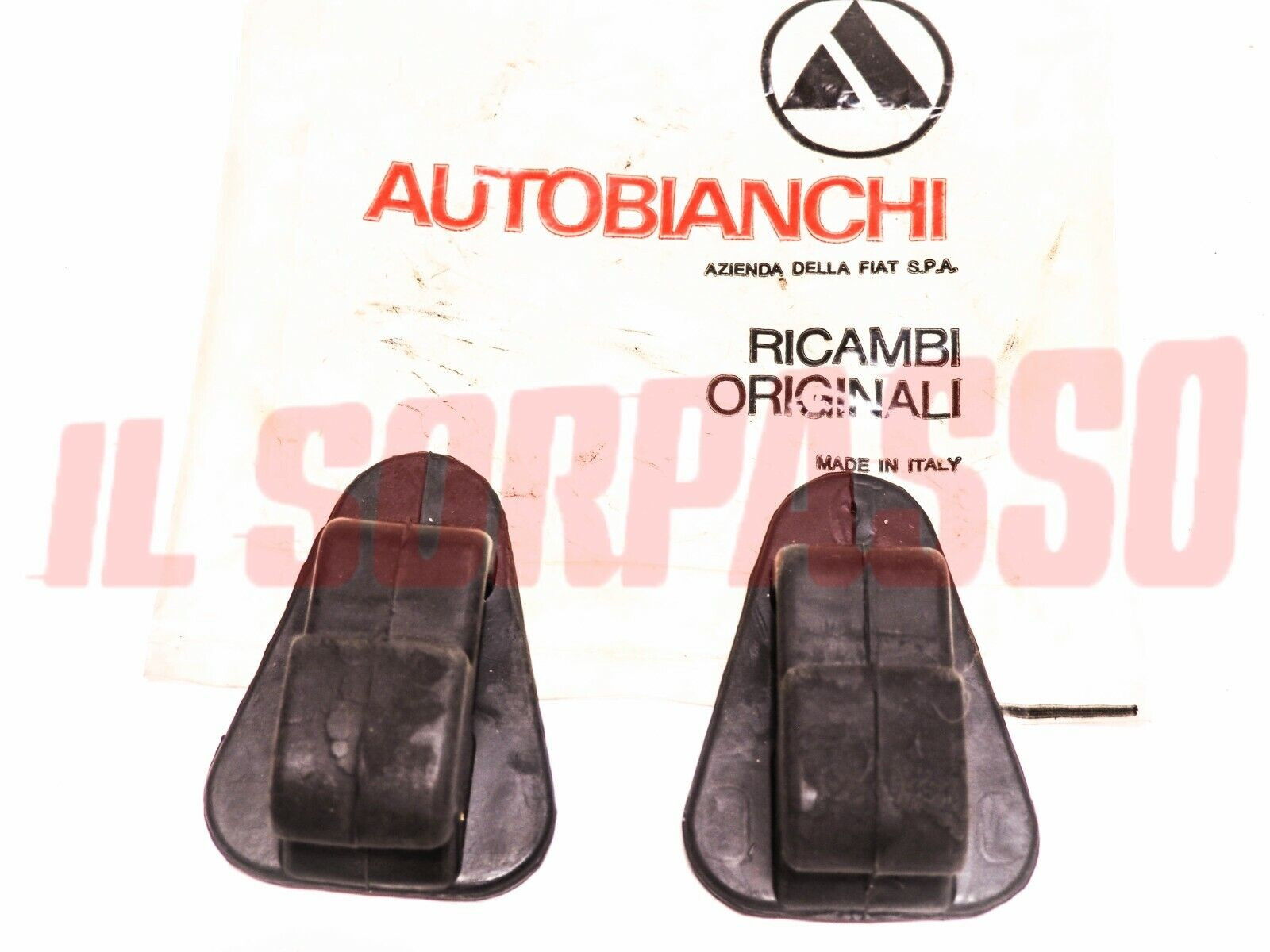 SUPPORTI TAMPONI SCHIENALE SEDILE FIAT 127 - AUTOBIANCHI A112 ORIGINALI