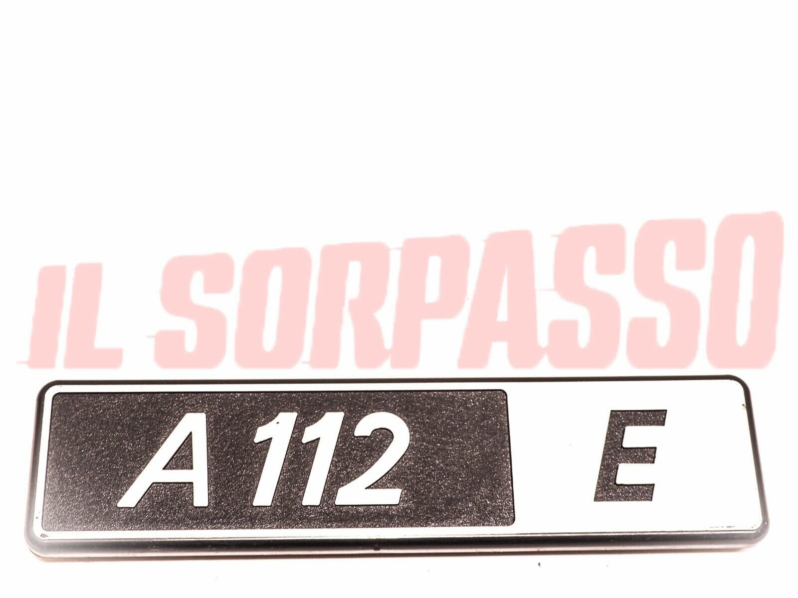 SCRITTA SIGLA POSTERIORE AUTOBIANCHI A112 ELEGANT 4 SERIE ORIGINALE
