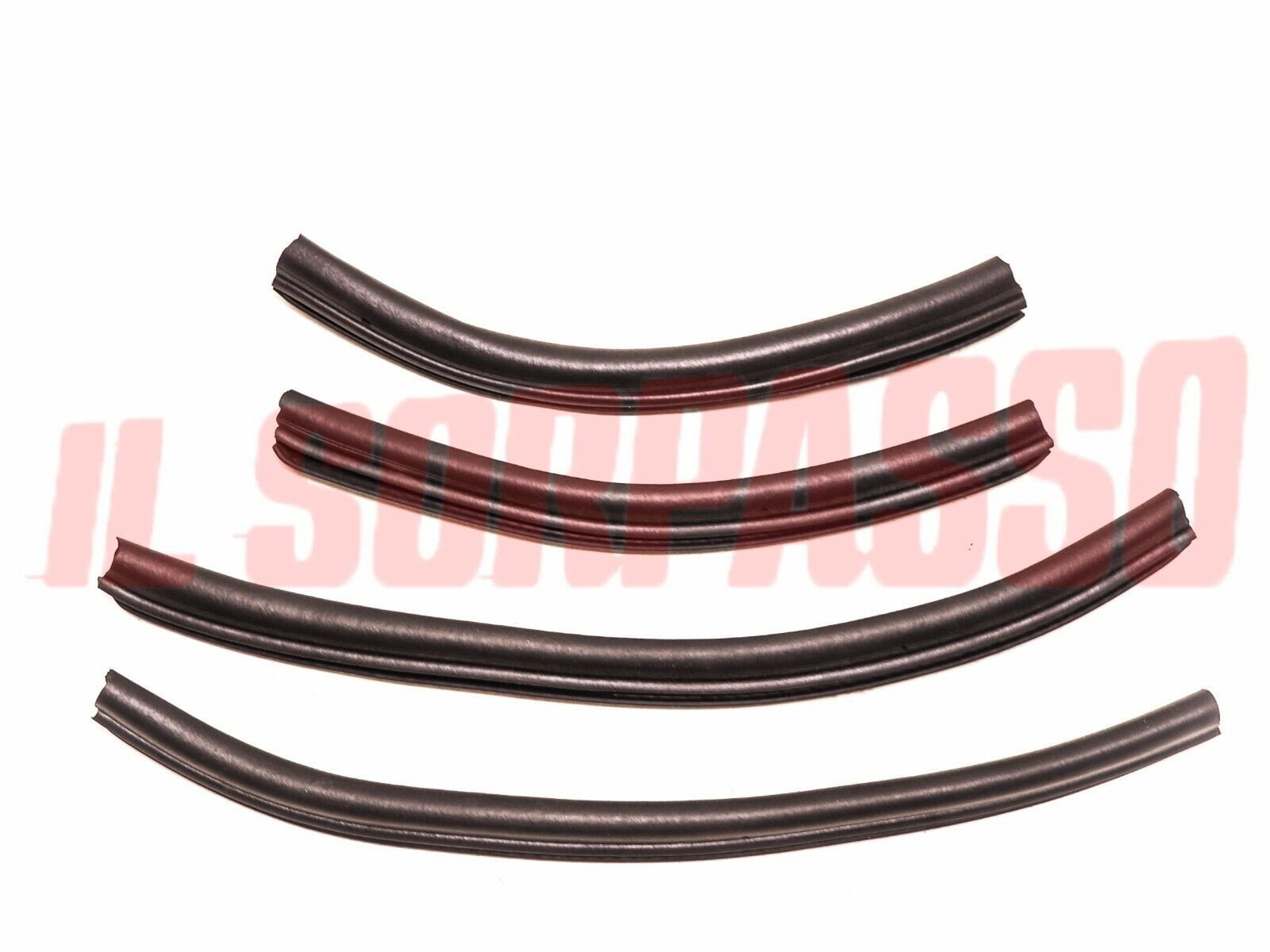 GUARNIZIONI LATERALI TELAIO CAPOTE FIAT 850 SPIDER + SPORT