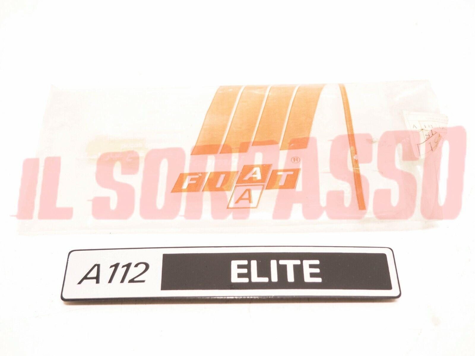 SCRITTA COFANO PORTELLONE POSTERIORE AUTOBIANCHI A112 ELITE 5 SERIE