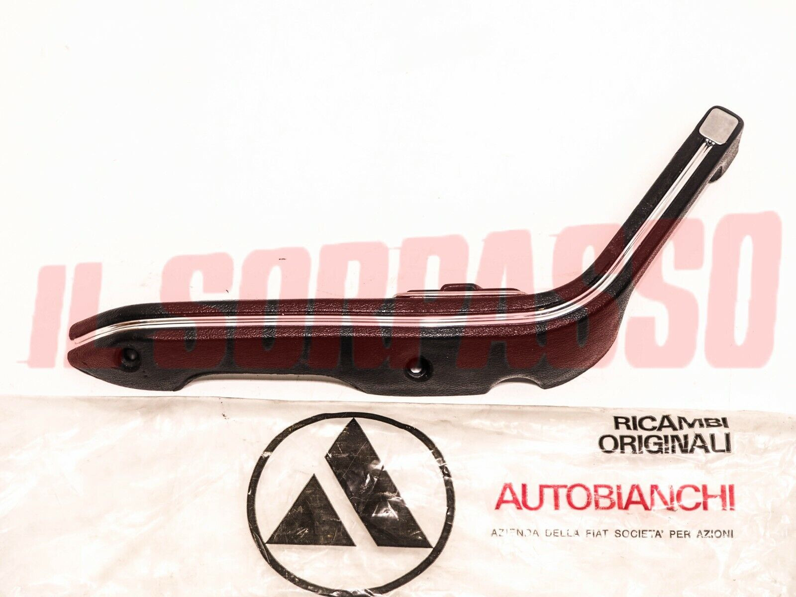 BRACCIOLO MANIGLIA TIRA PORTA SINISTRA + POSACENERE AUTOBIANCHI A111 ORIGINALE
