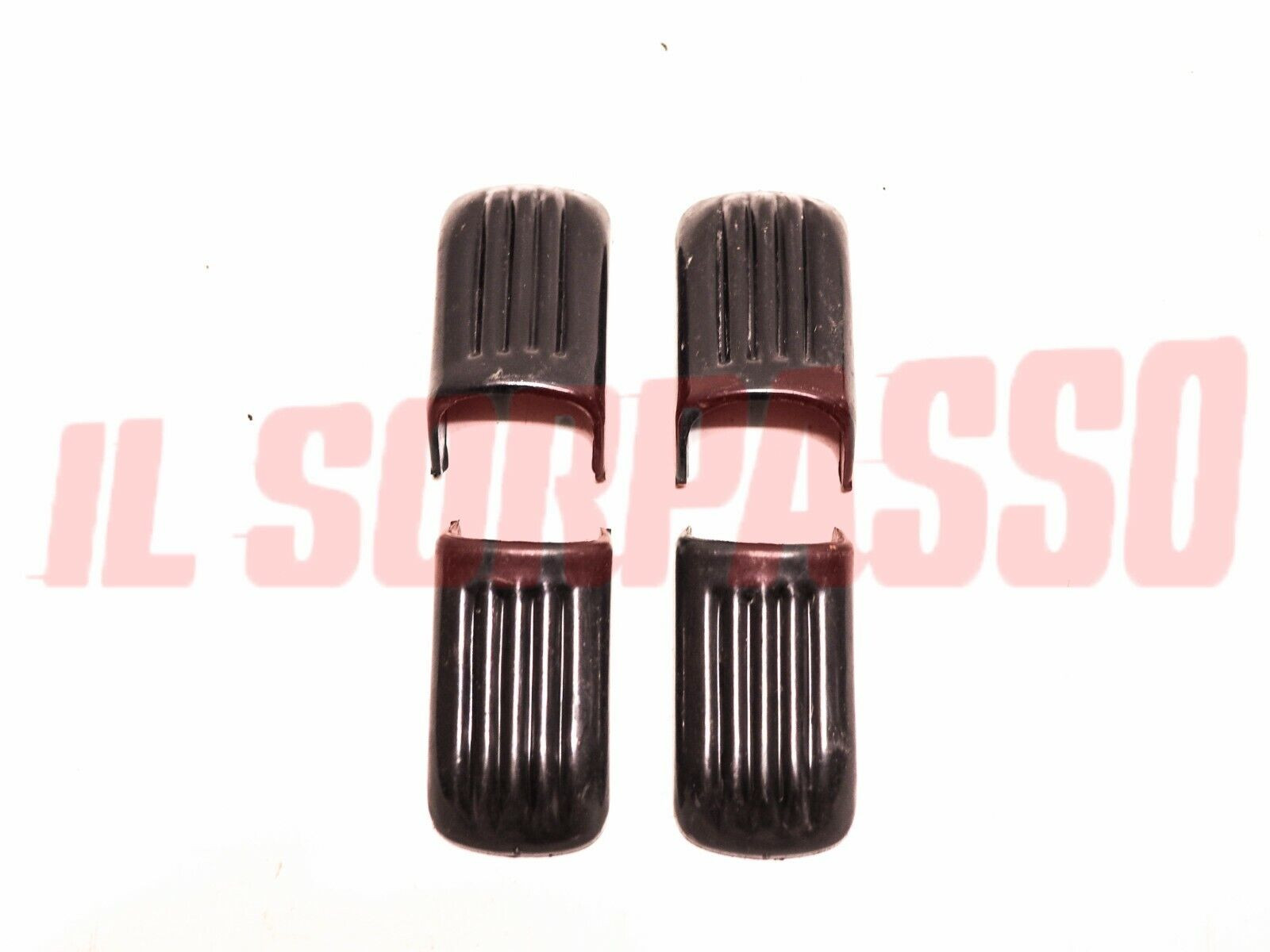 CAPPUCCI MANIGLIE INTERNE PASSEGGERI SU CIELO AUTOBIANCHI A112 + ABARTH  NERI