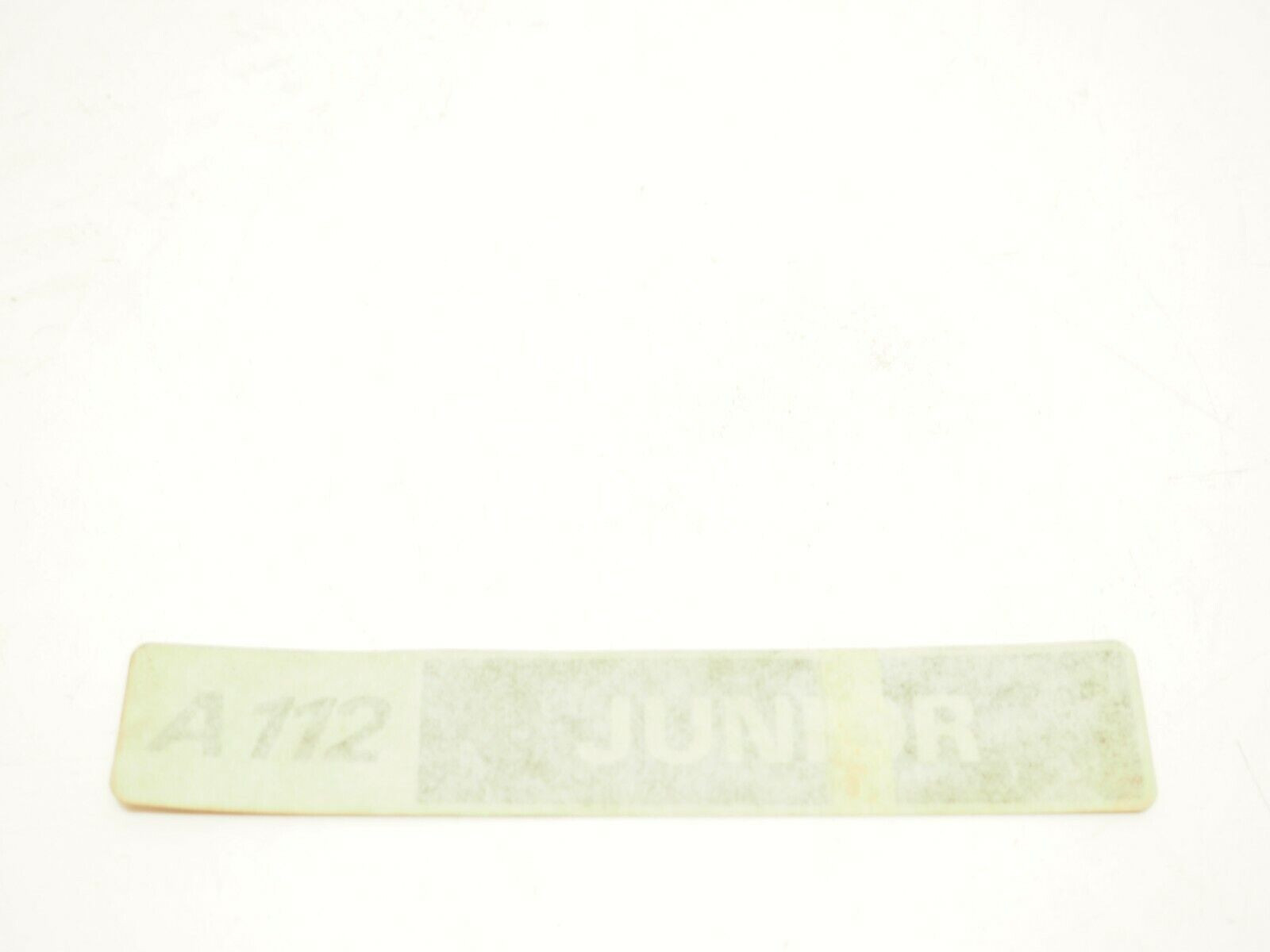 ADESIVO SCRITTA POSTERIORE AUTOBIANCHI A112 JUNIOR 5 SERIE ORIGINALE