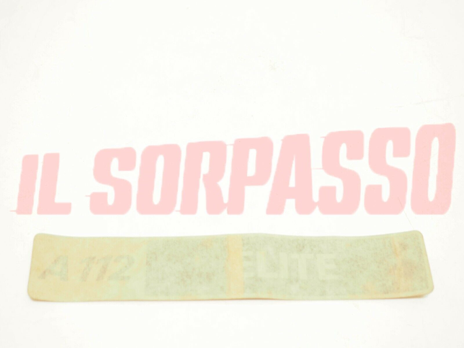 ADESIVO SCRITTA POSTERIORE AUTOBIANCHI A112 ELITE 5 SERIE ORIGINALE