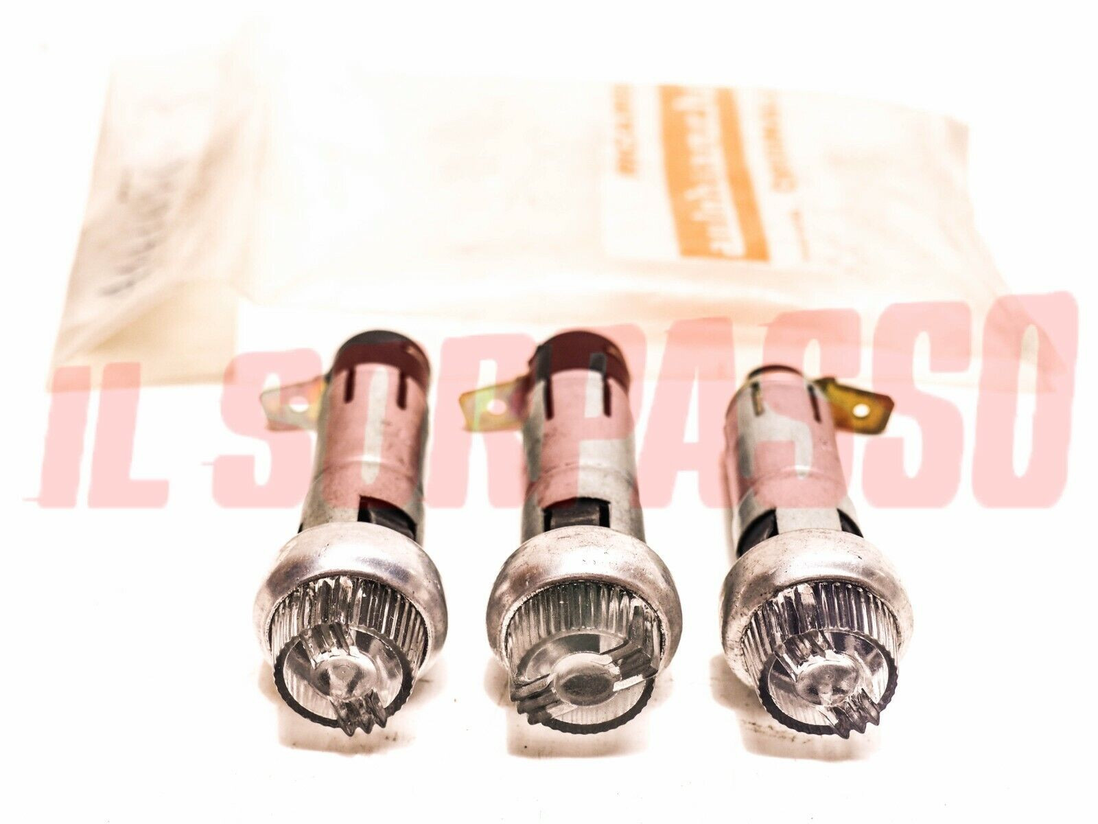 LUCI SPIE CRUSCOTTO FIAT 500 D - F - 600 - AUTOBIANCHI BIANCHINA ORIGINALI